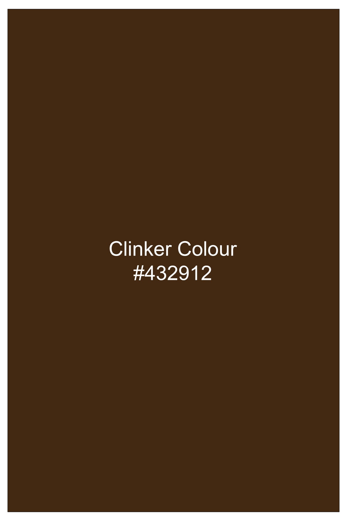 Everton-Clinker Brown Chalk Striped Wool Rich Wrinkle-Free Fluid Drape Fabric Peak Lapel Tuxedo Suit