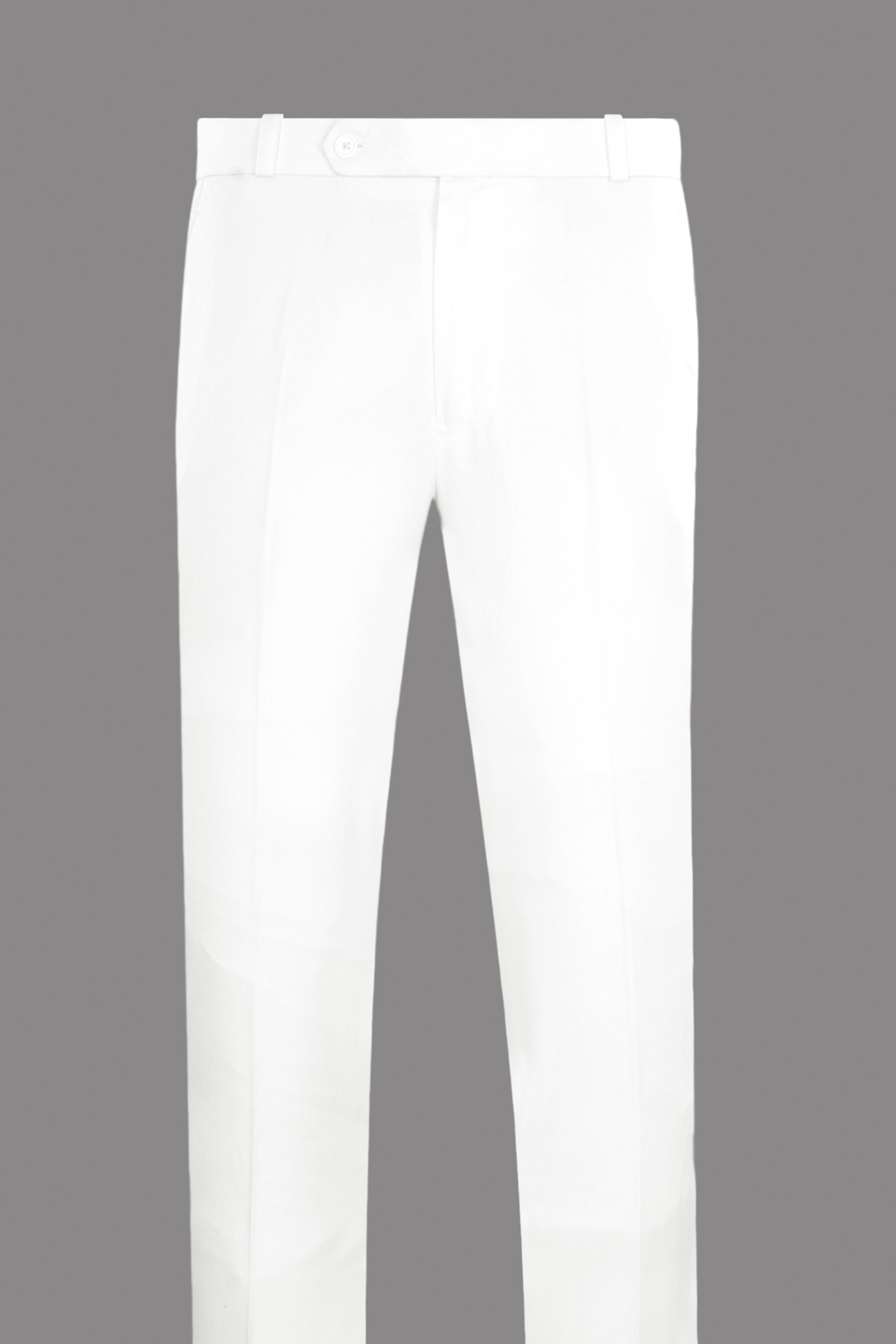 Bright White Subtle Sheen Tuxedo Suit