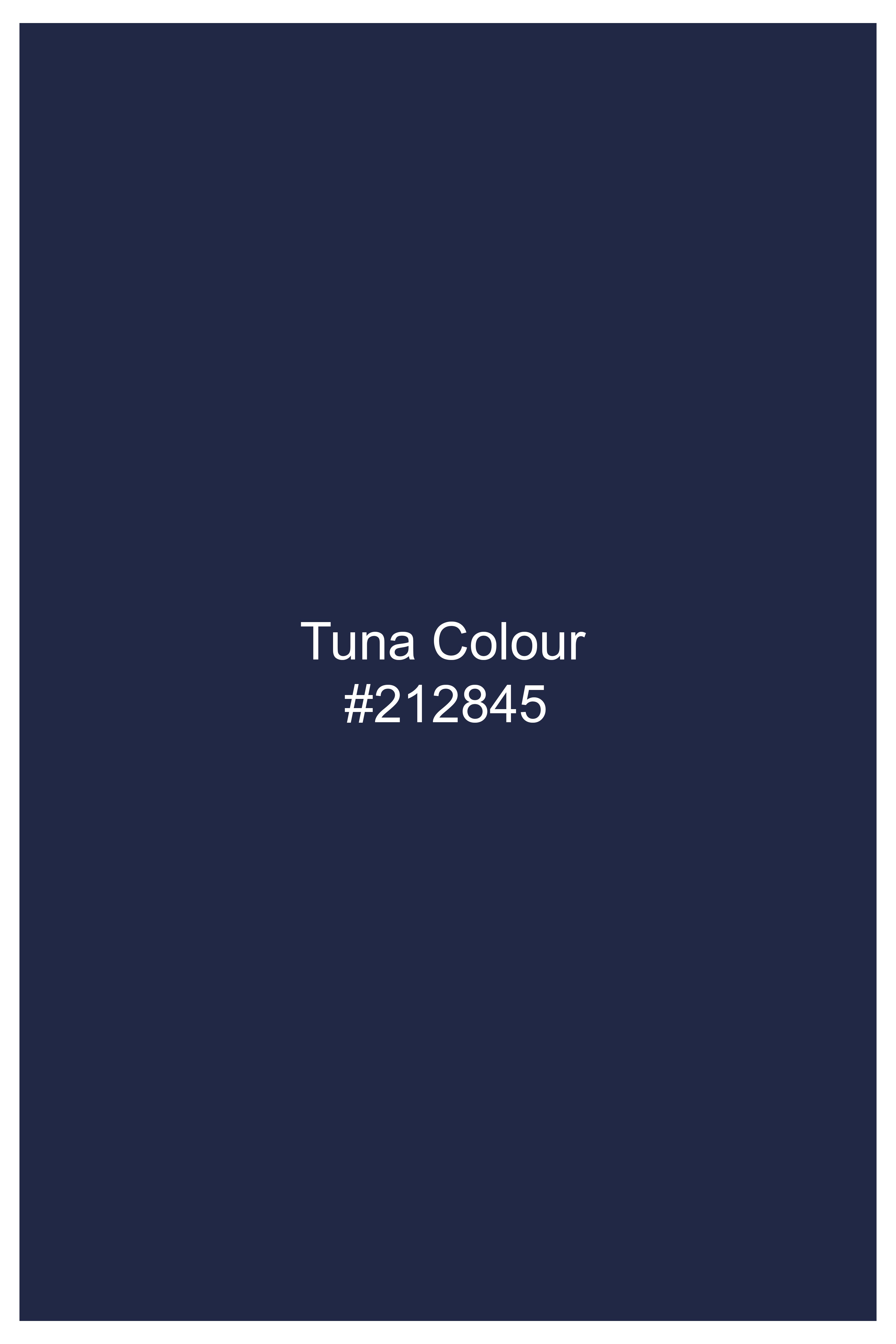 Tuna Blue Windowpane Pants