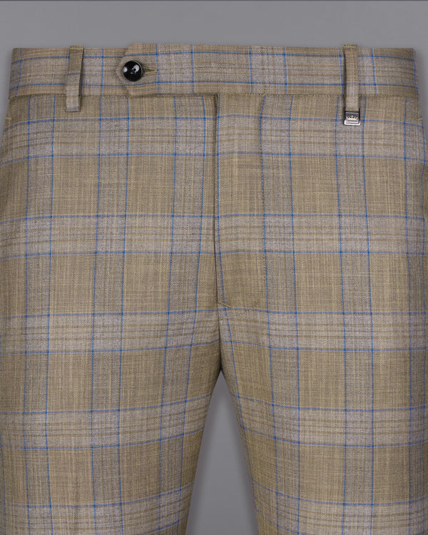 Symphony Pant  Brown Plaid  sk manor hill