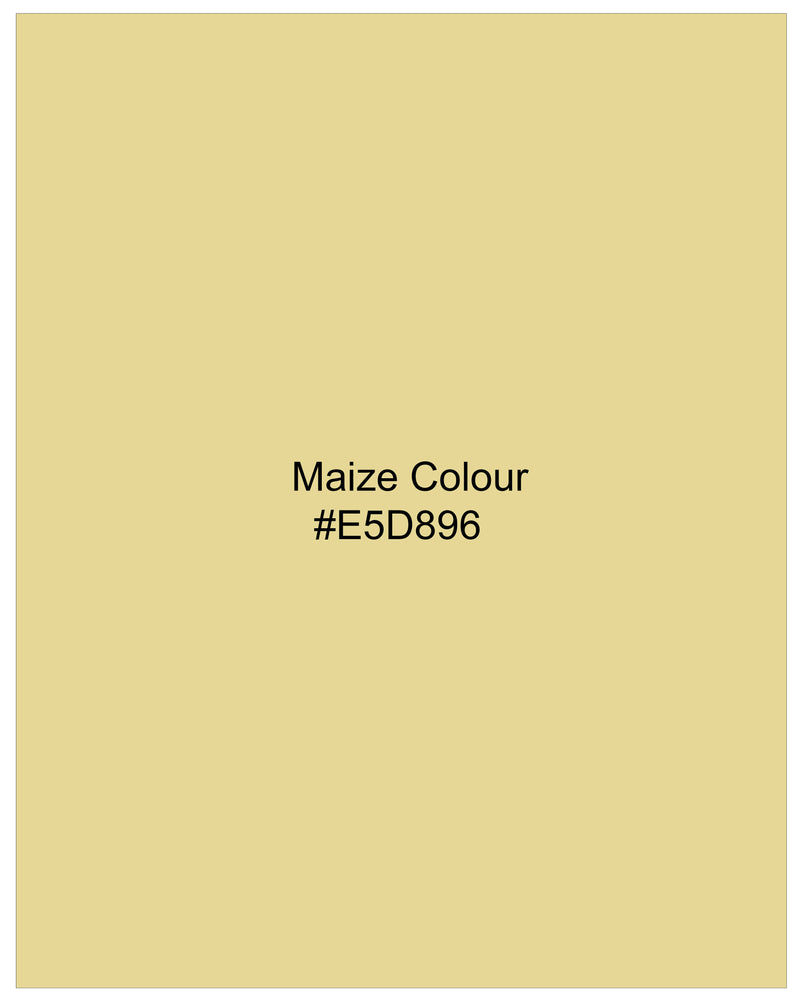 Maize Light Brown Stretchable Premium Cotton traveler Pant