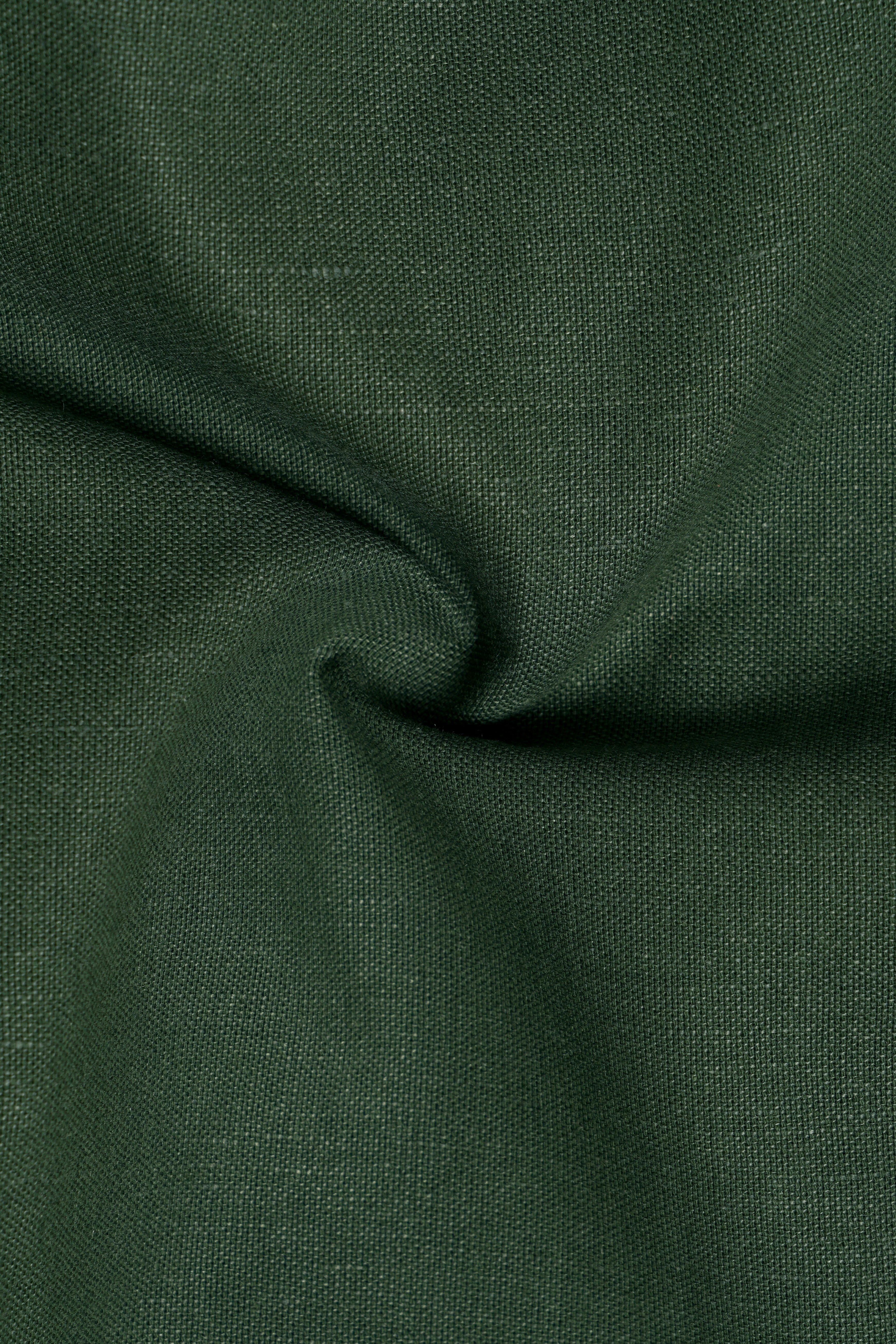 Asparagus Green Luxurious Linen Pant