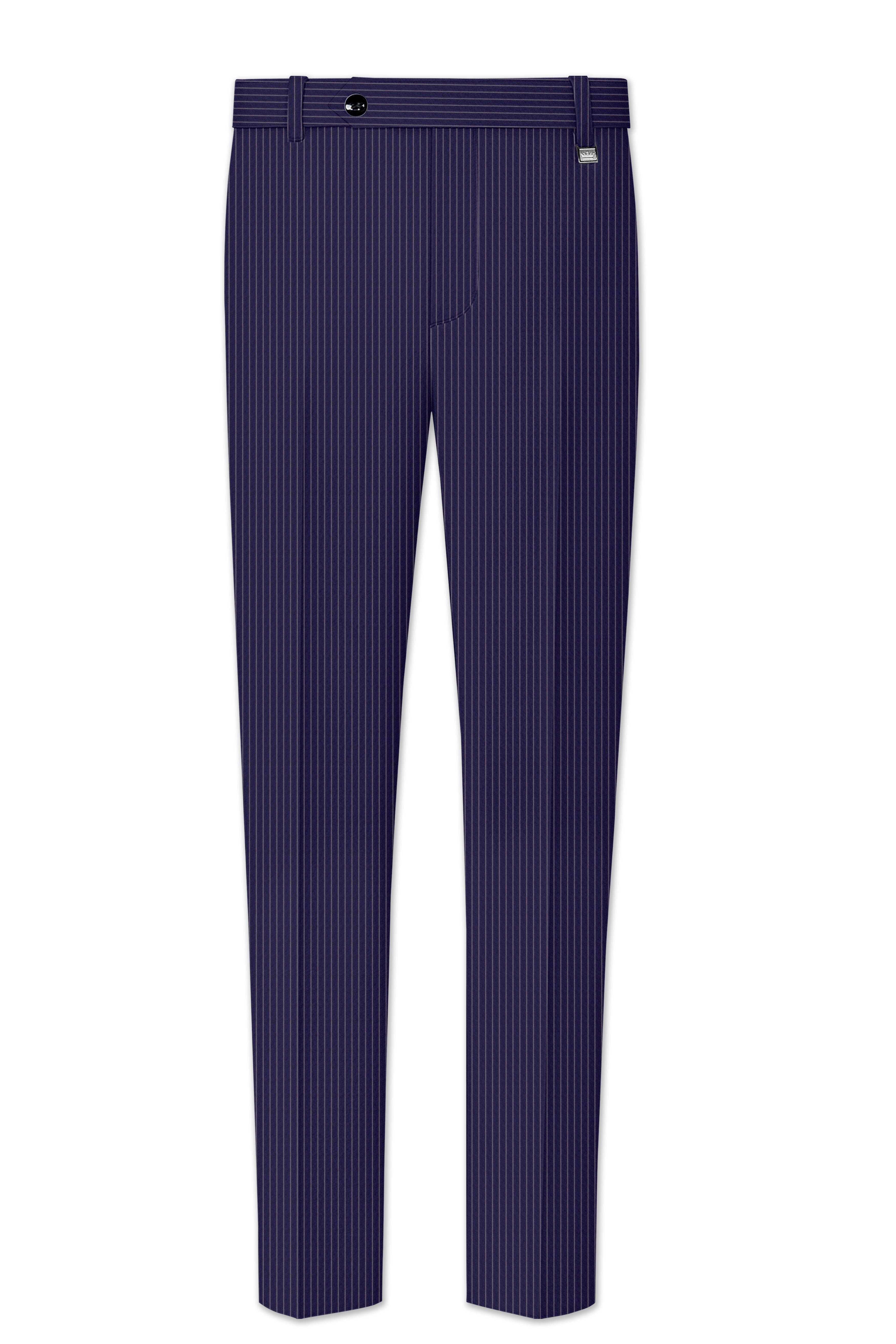 Martinique Blue with Prelude Striped Premium Cotton Pant
