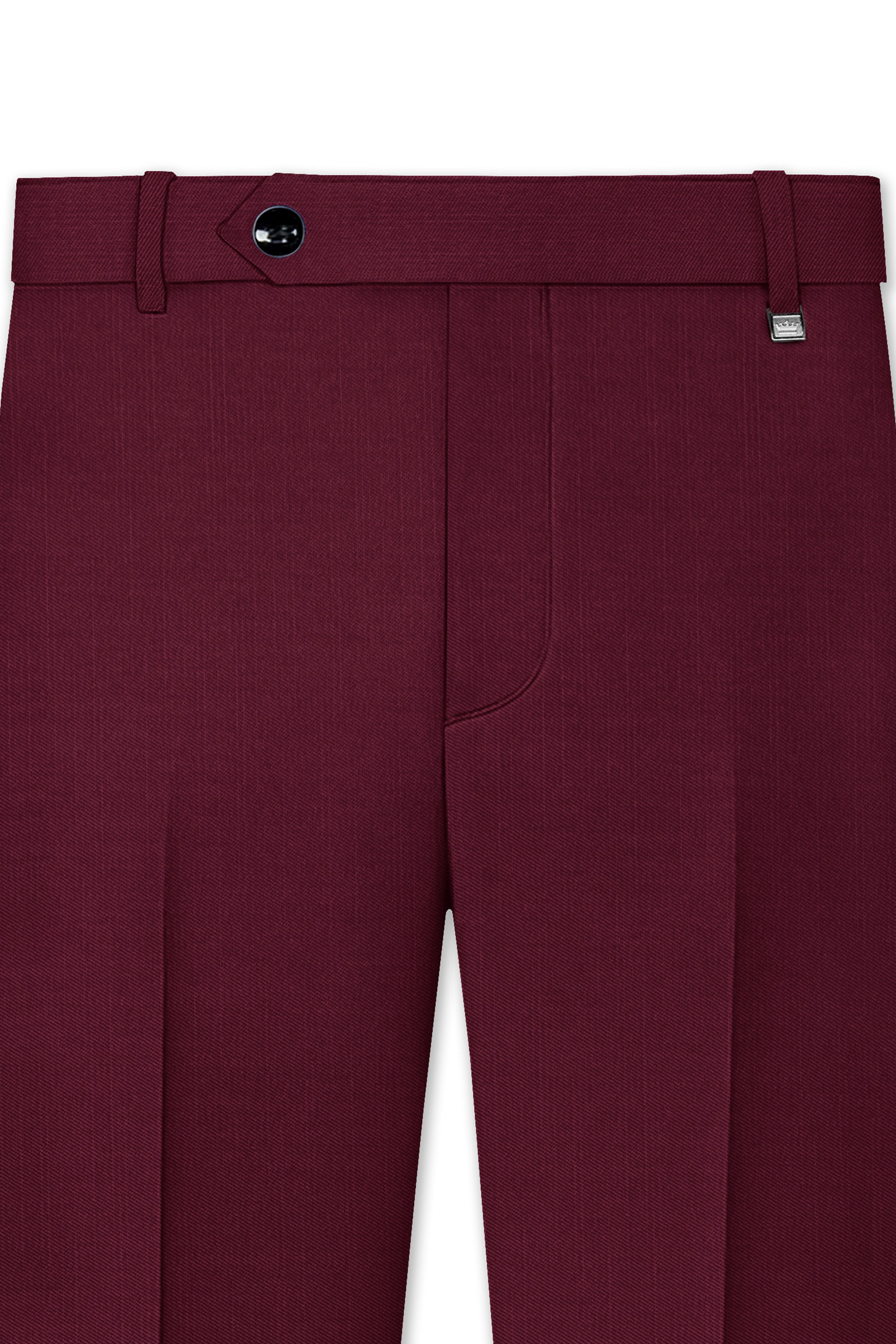 Heath Brown Wool Rich Pant
