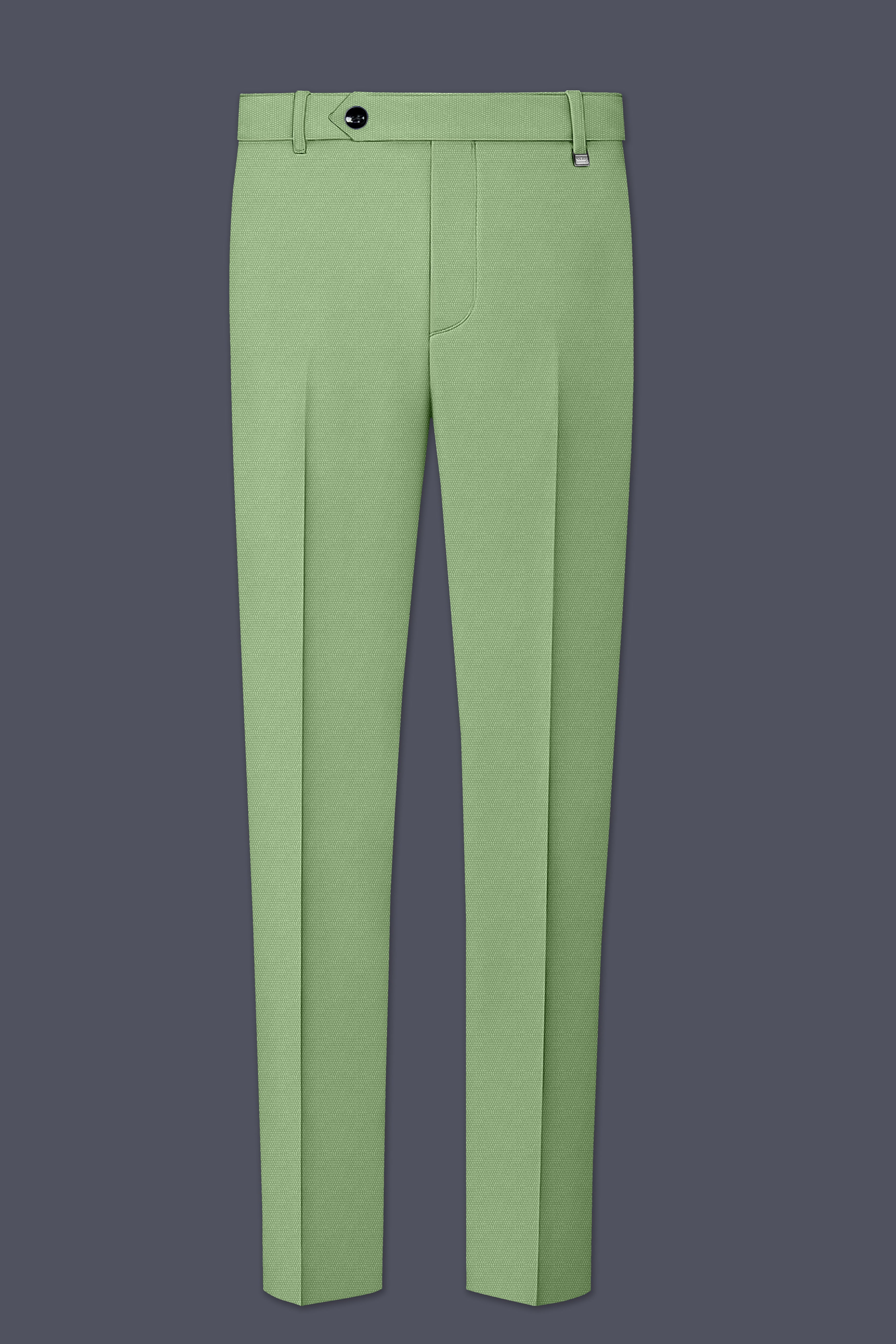 Camouflage Green Wool rich Pant