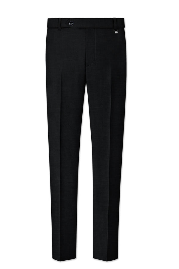 Diesel Black Wool Rich Pant