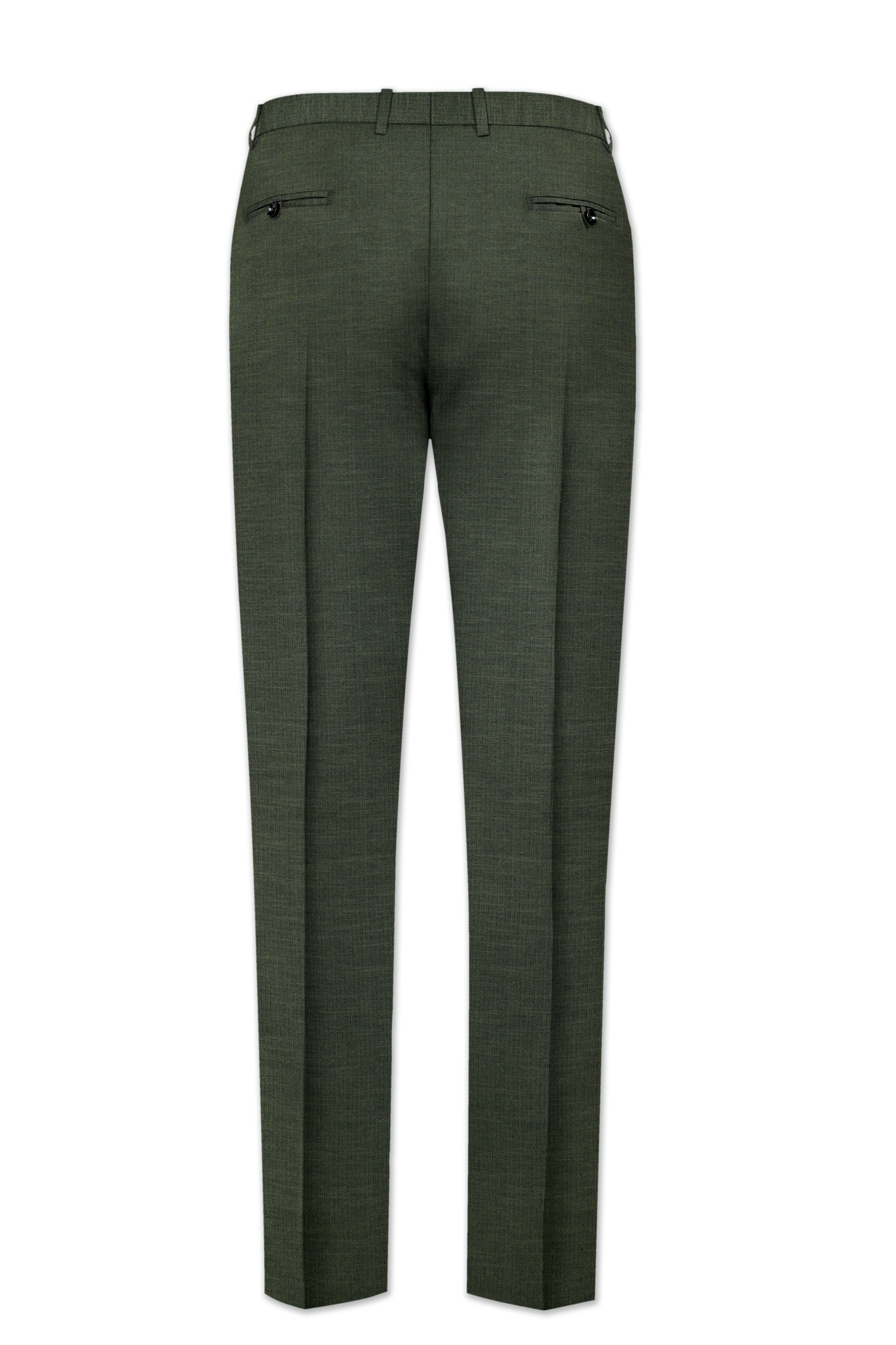 Armadillo Green Solid Premium Cotton Pant