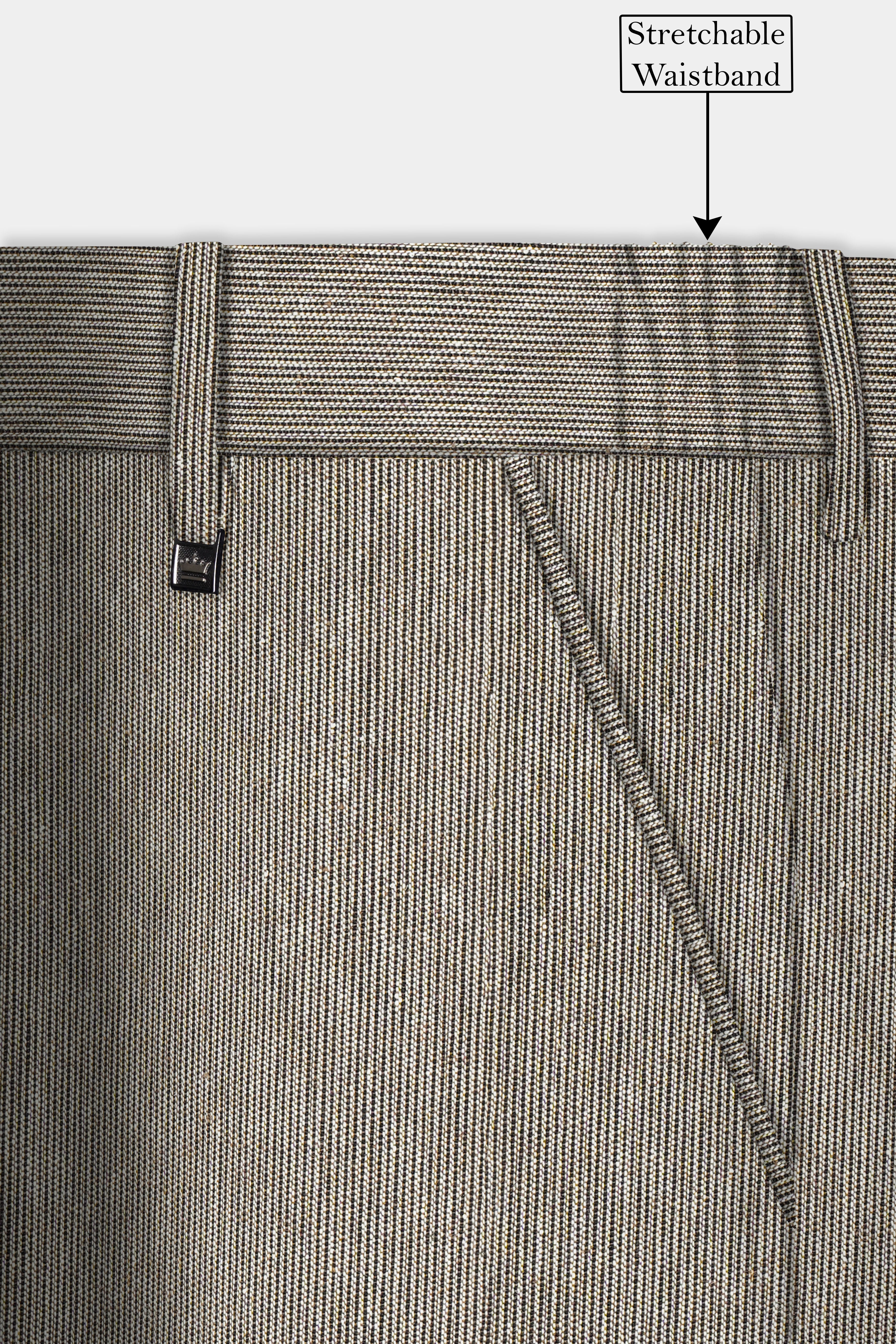 Gainsboro Gray Striped Pant