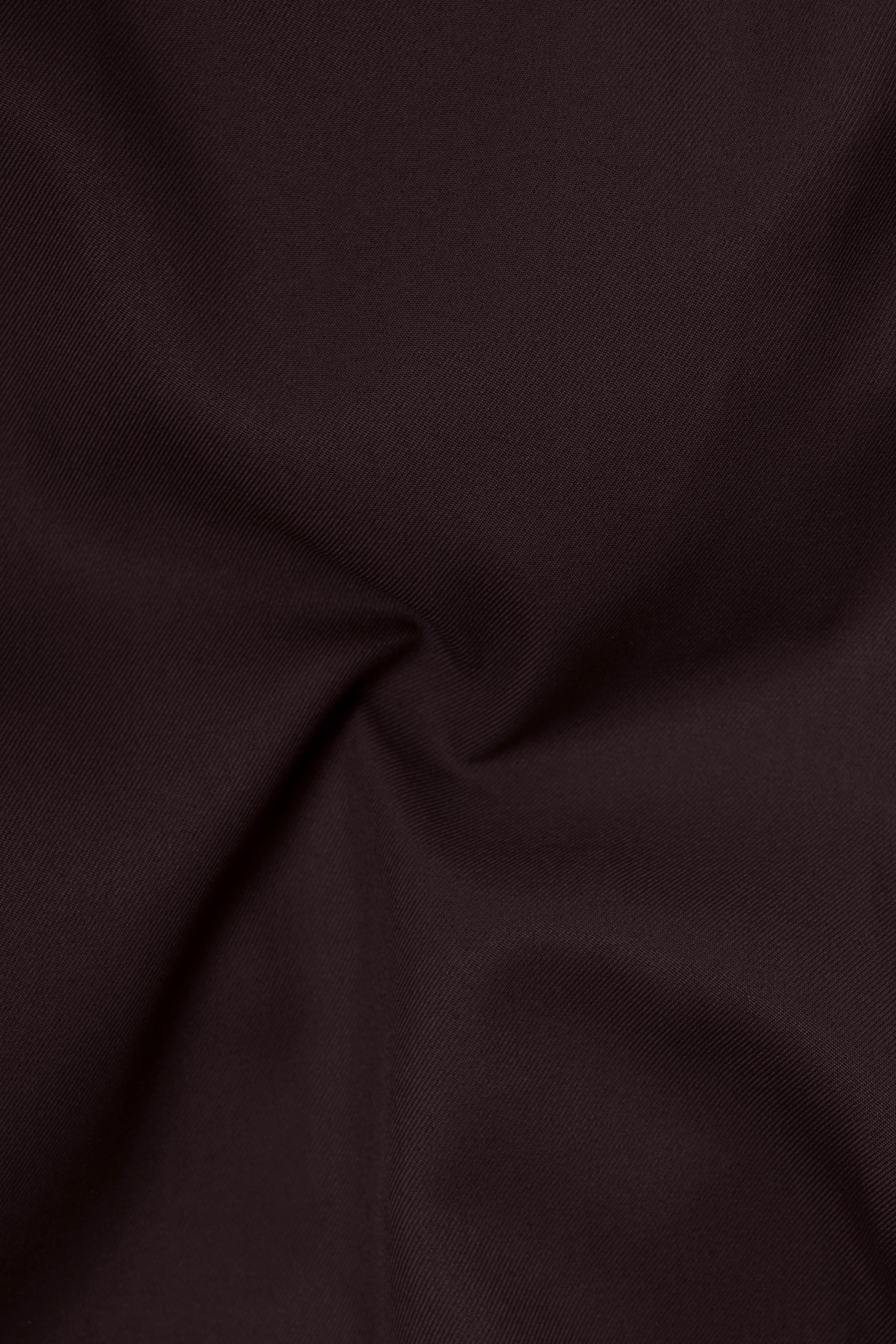 Bistre Brown Solid Pant