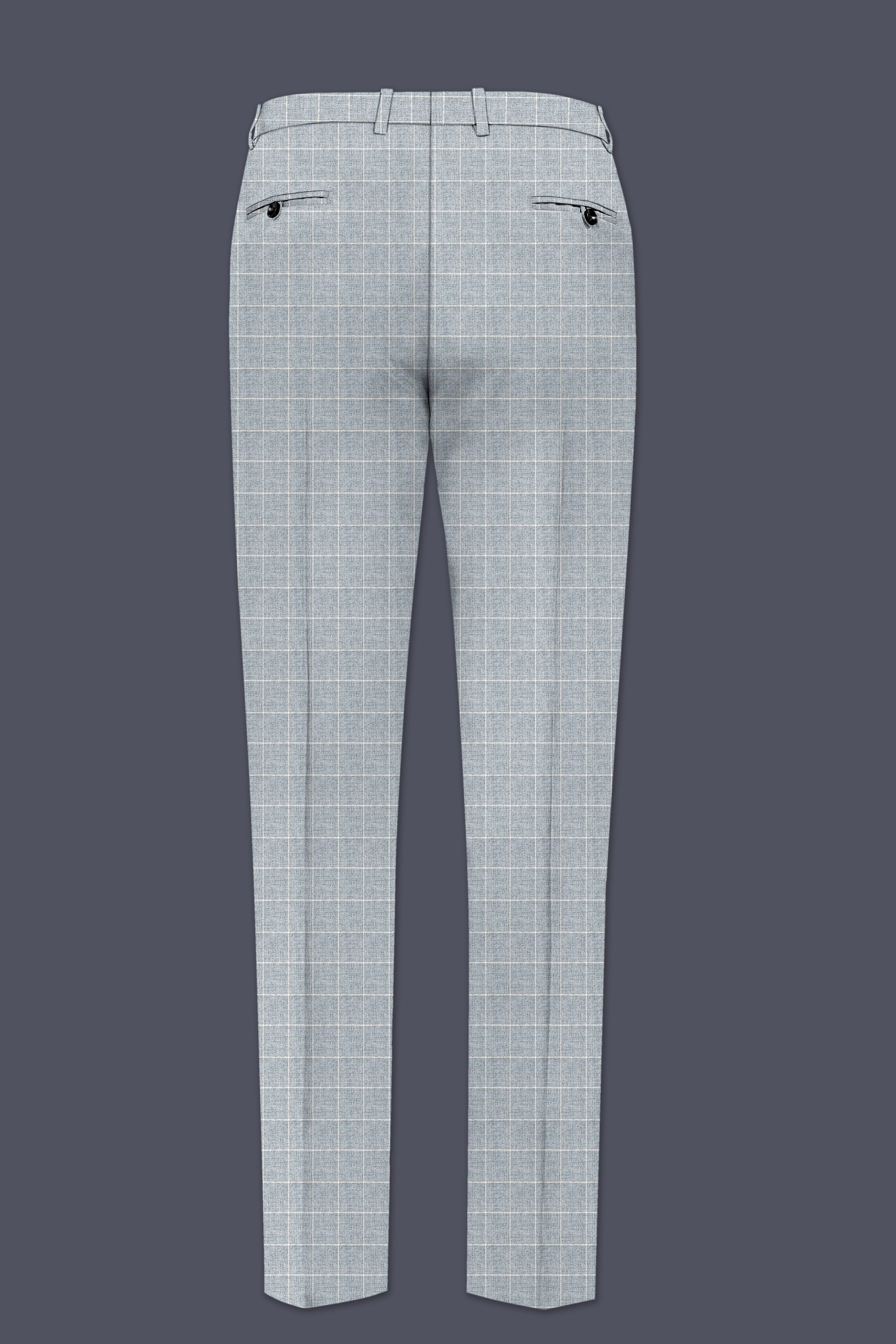 Hurricane Gray Plaid Pant