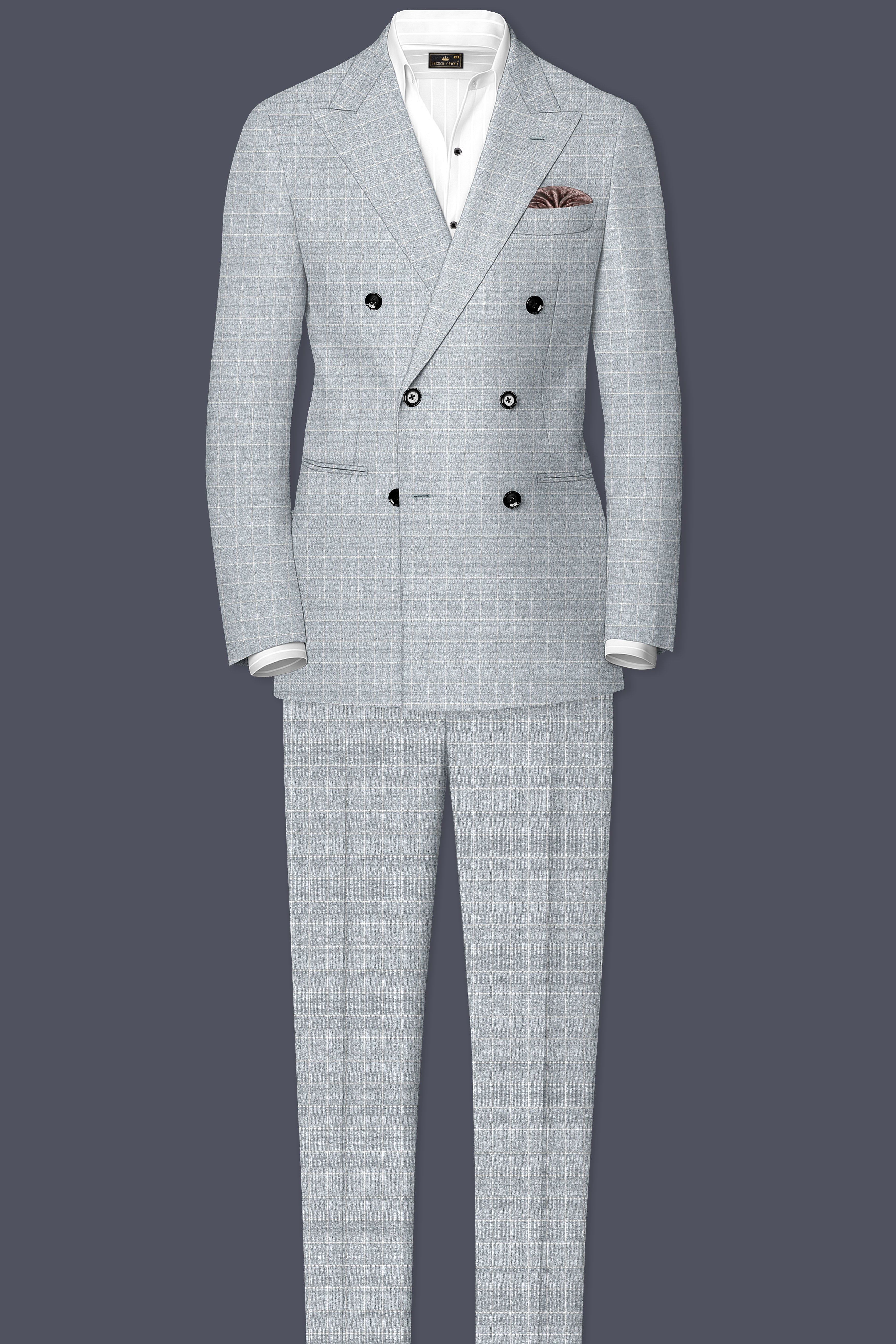 Hurricane Gray Plaid Pant