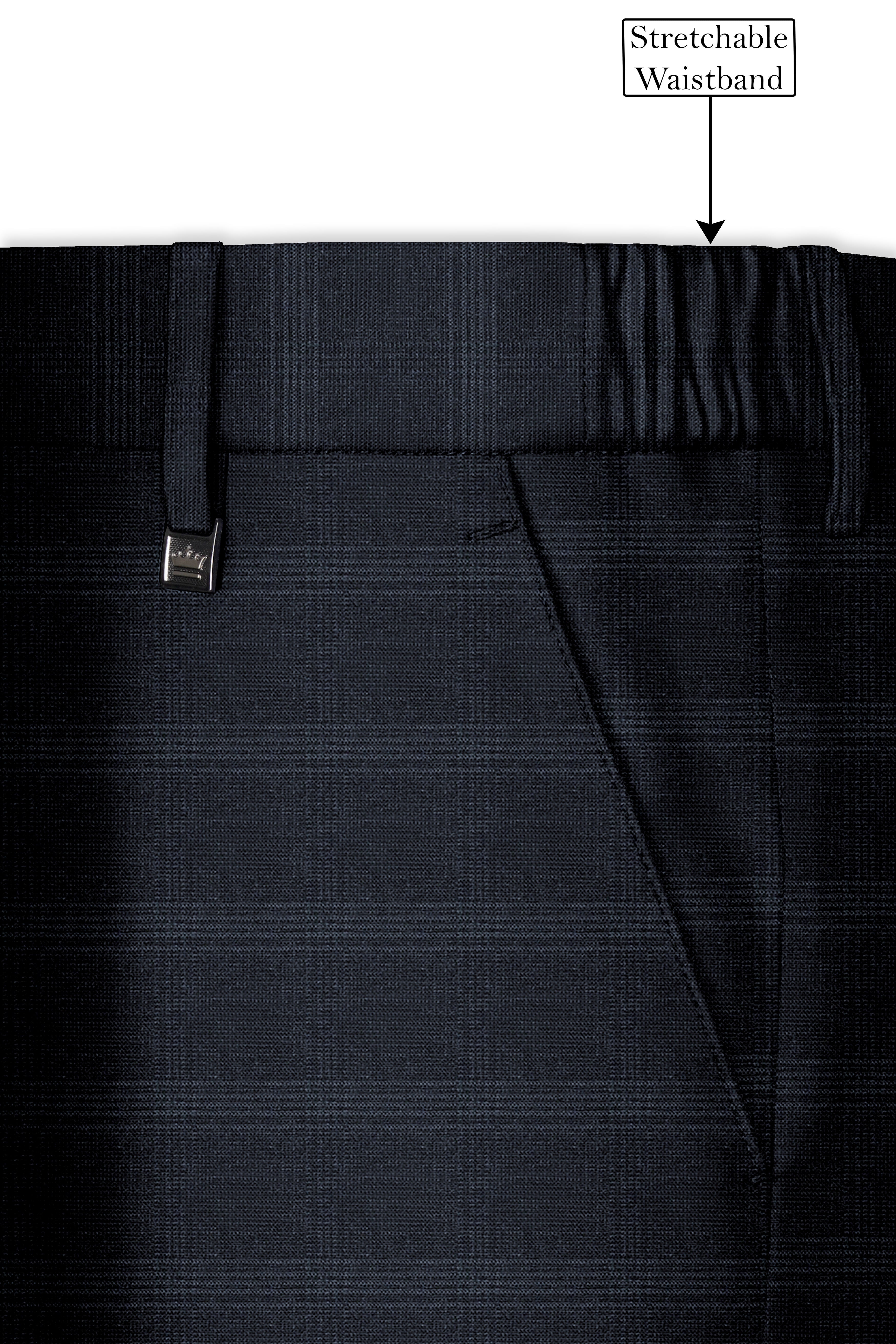 Tuatara Gray Plaid Pant