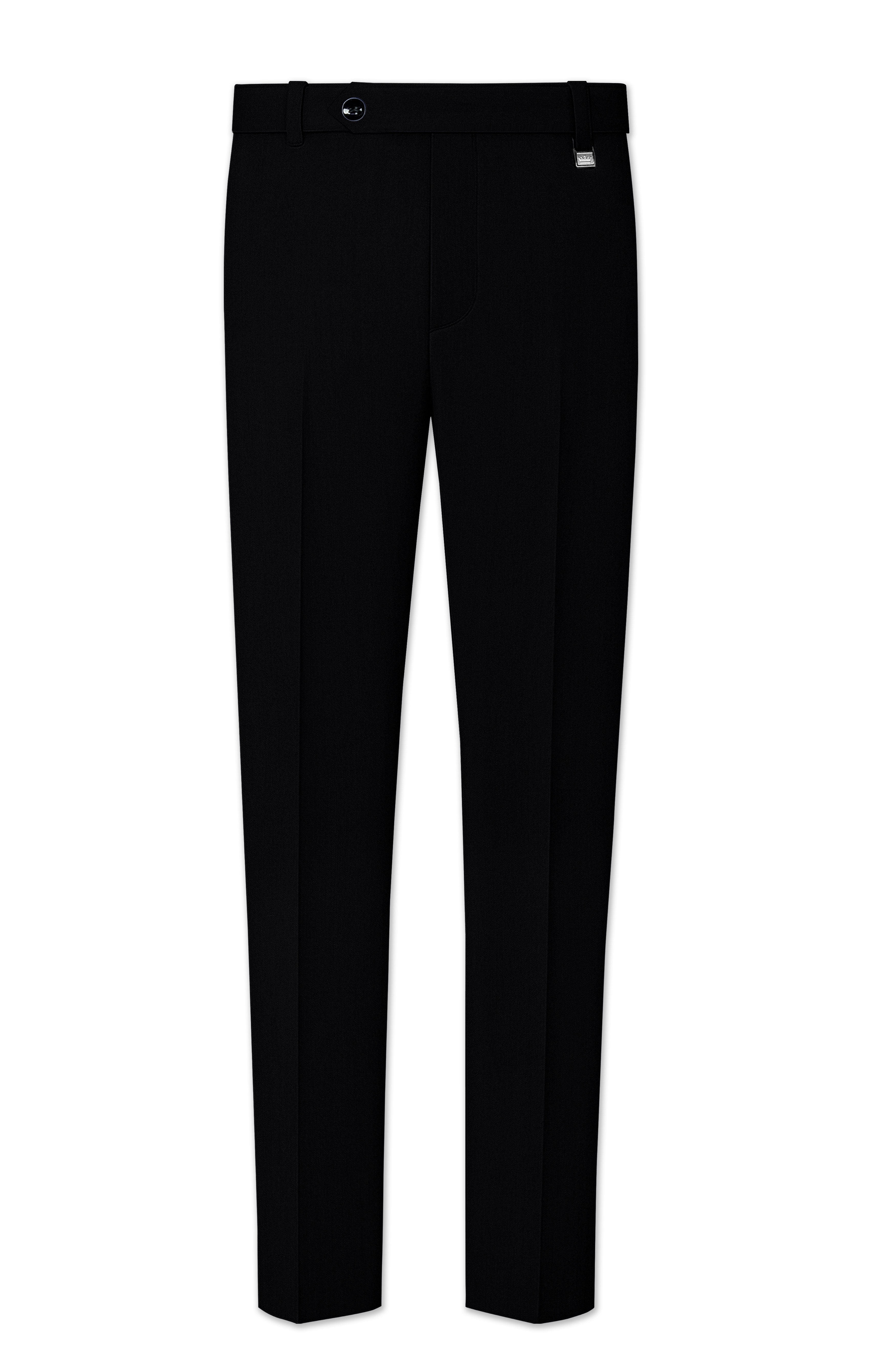 Thunder Black Textured Pant