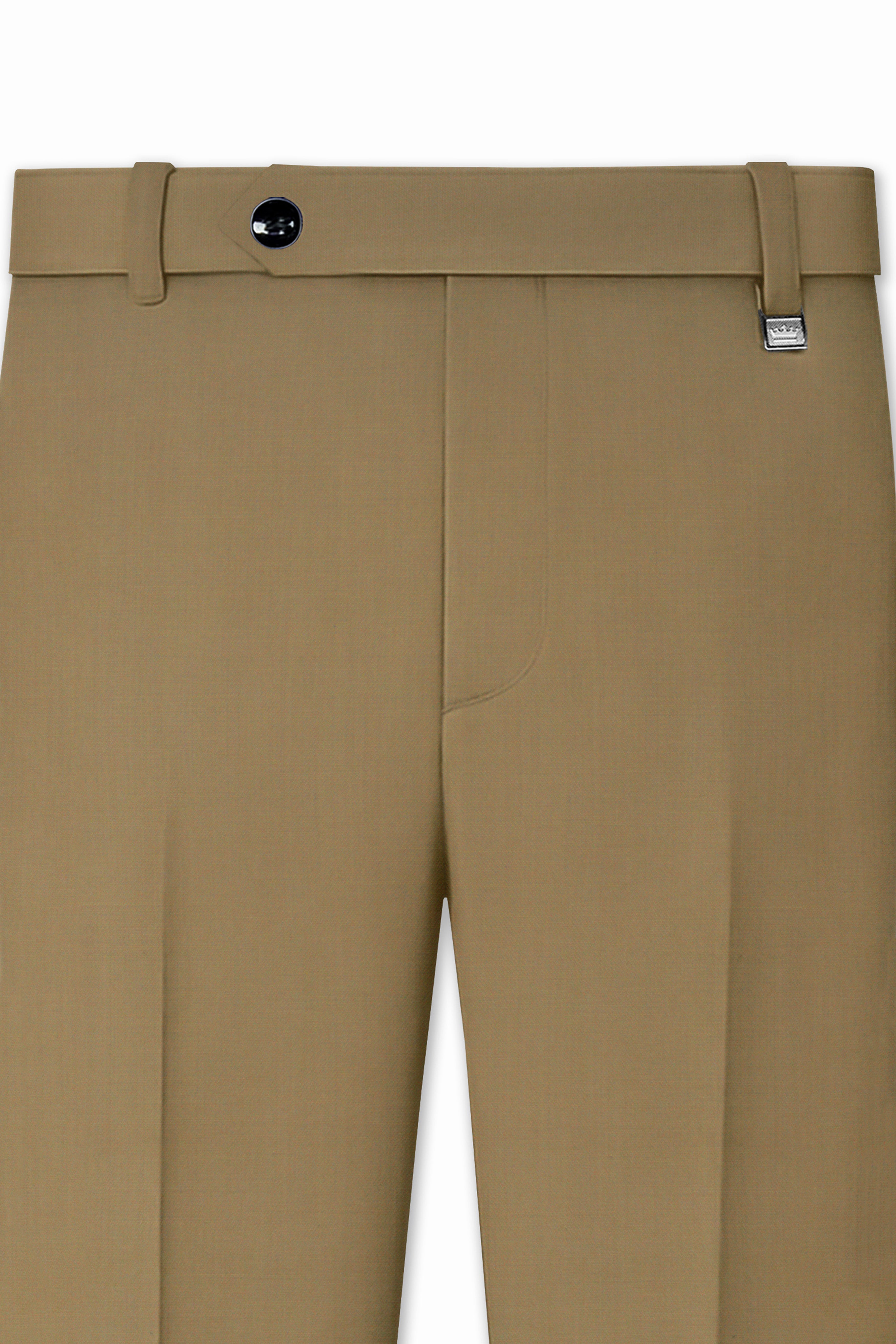 Shadow Brown Textured Pant