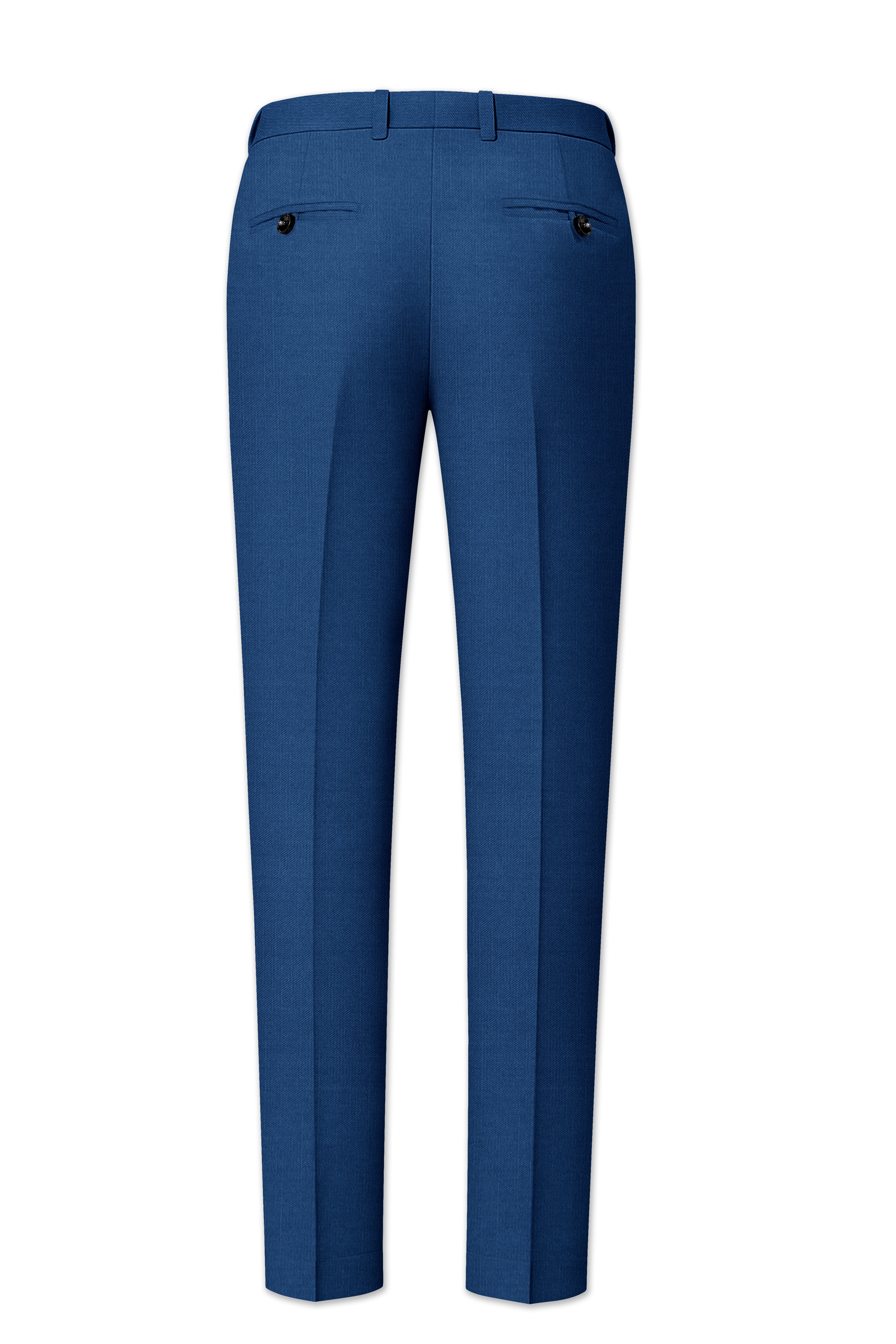 River Bed Blue Textured Pant