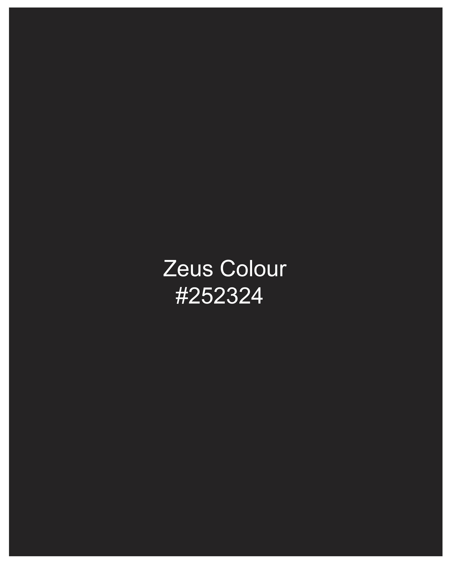 Zeus Black Textured Pant T2126-28, T2126-30, T2126-32, T2126-34, T2126-36, T2126-38, T2126-40, T2126-42, T2126-44