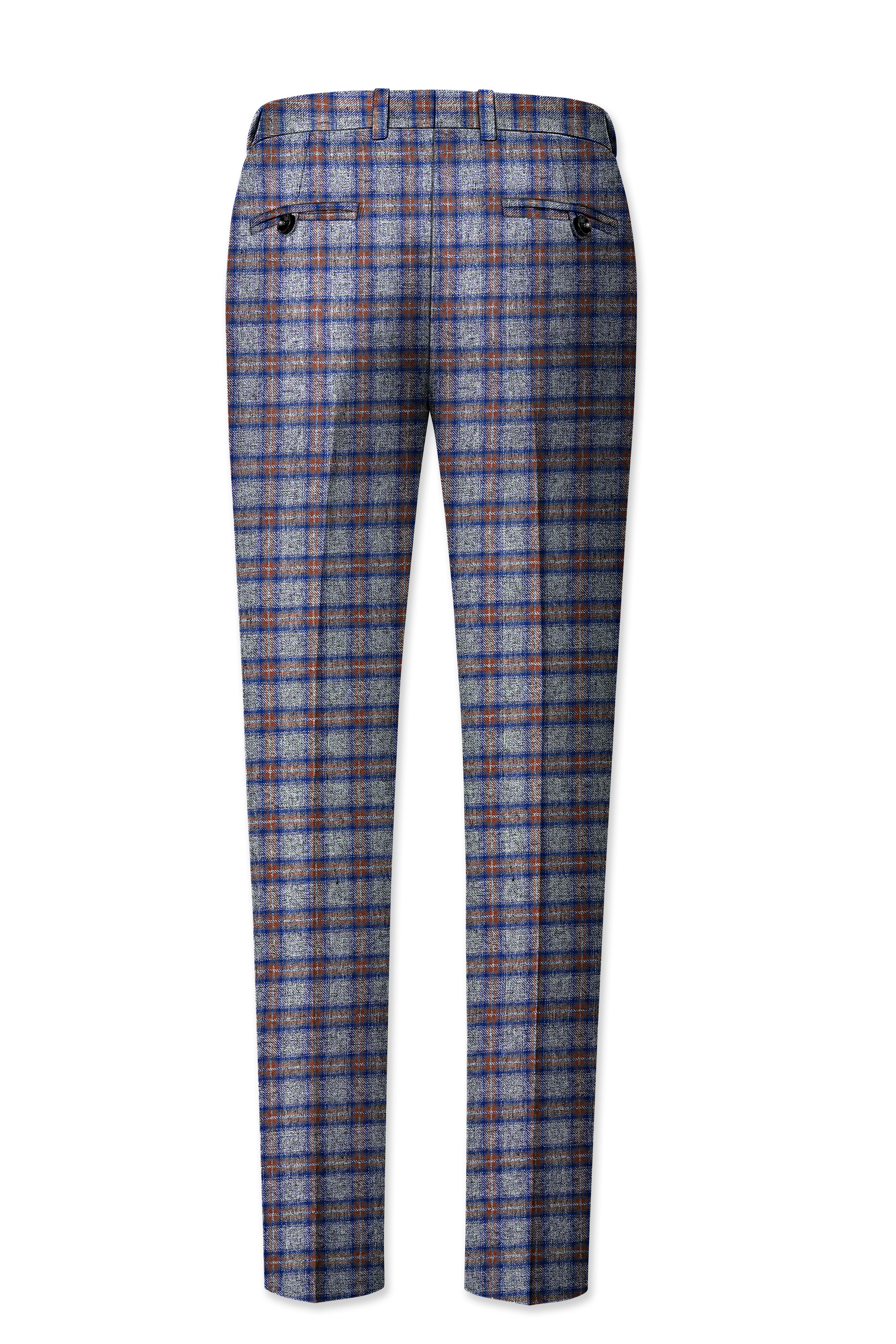 Fuscous Gray Checkered Pant