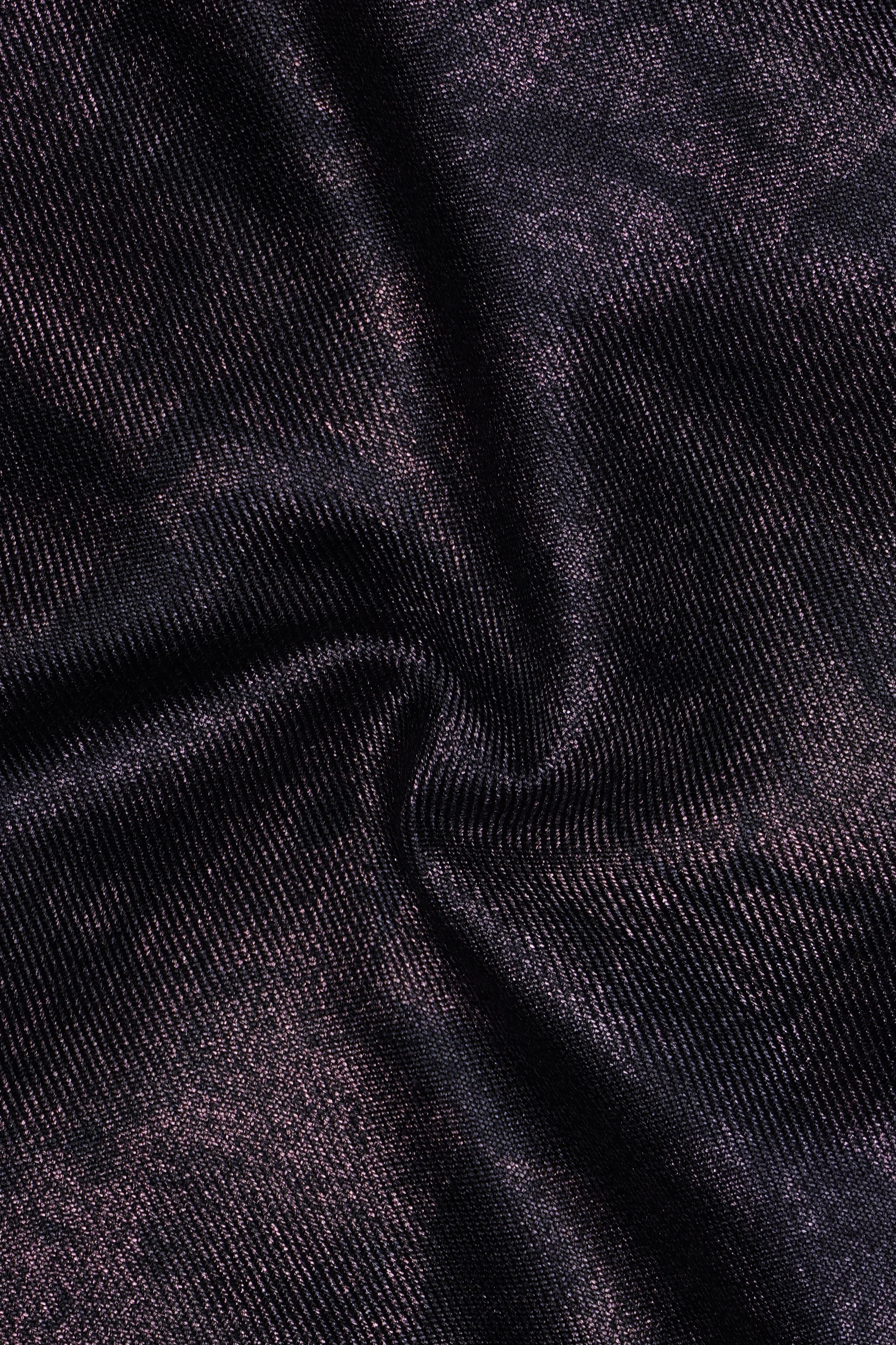 Zeus Pink Printed Wool Rich Stretchable Waistband Pant