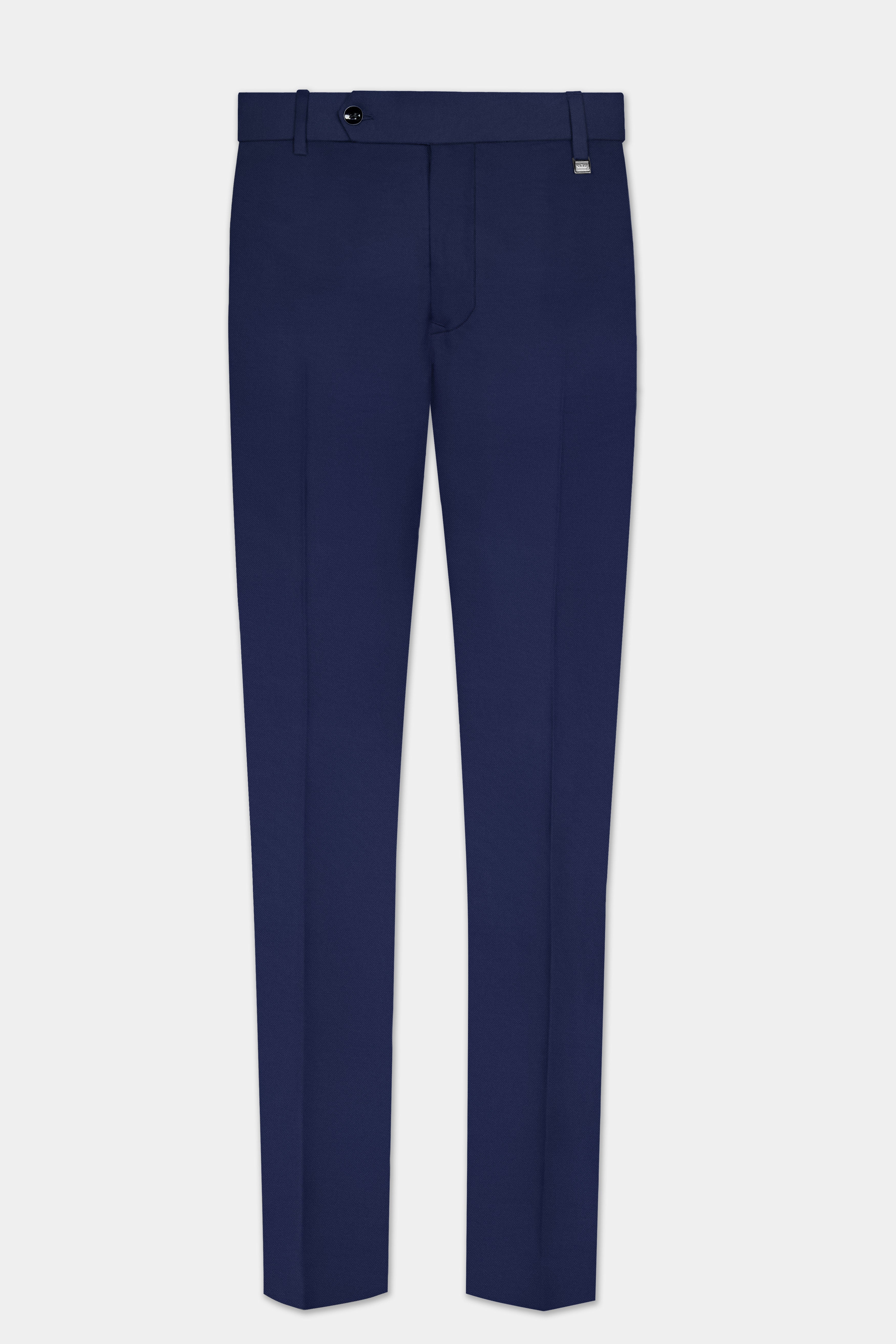 Ebony Clay Blue Textured Pant