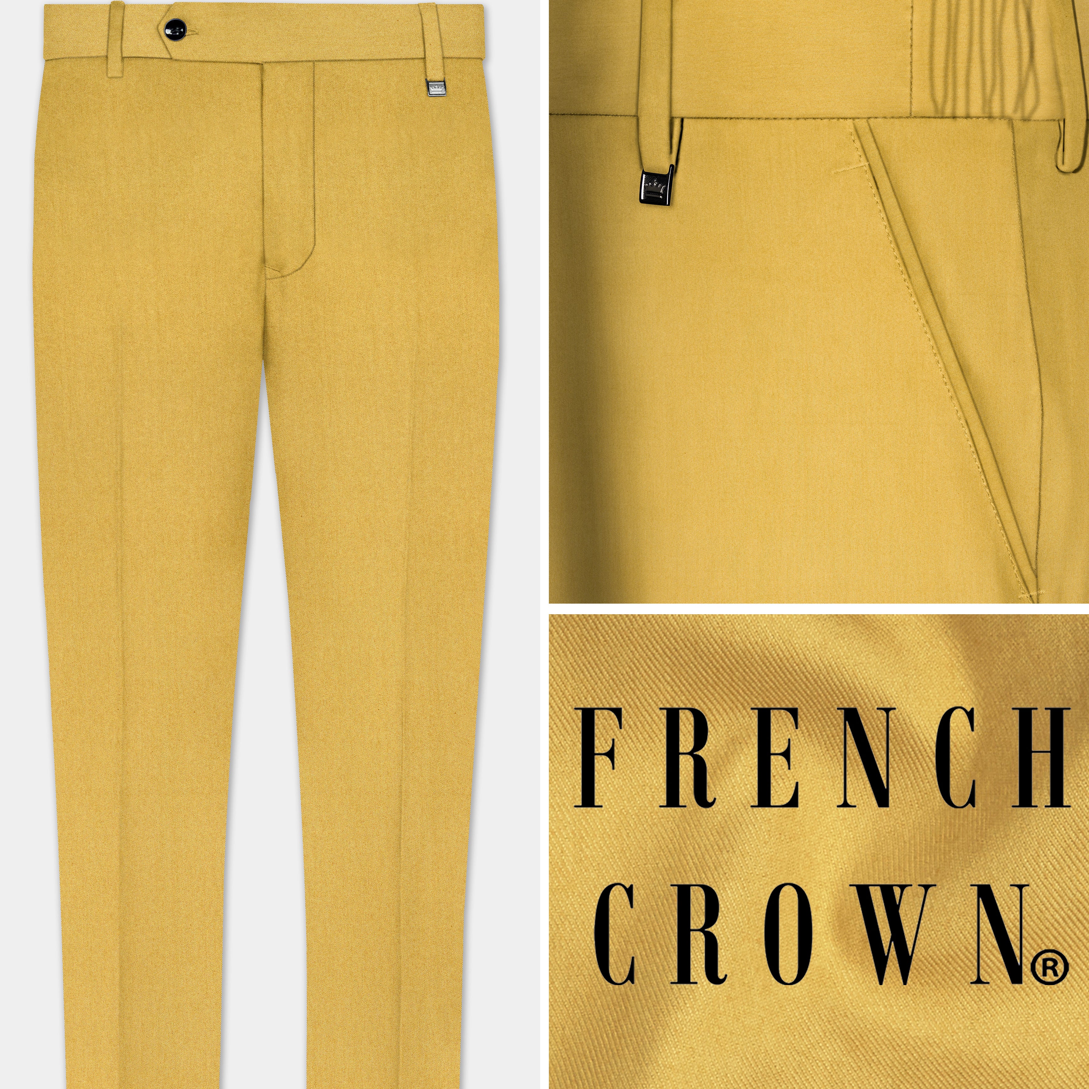 Sycamore Yellow Premium Cotton Pant