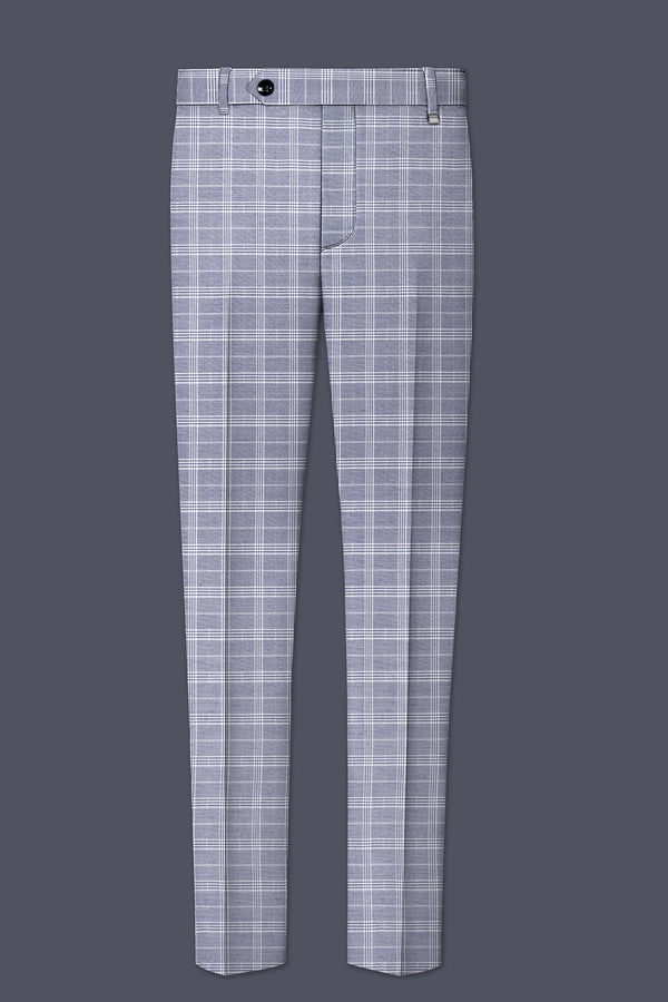Monsoon Steel Gray Plaid Pant