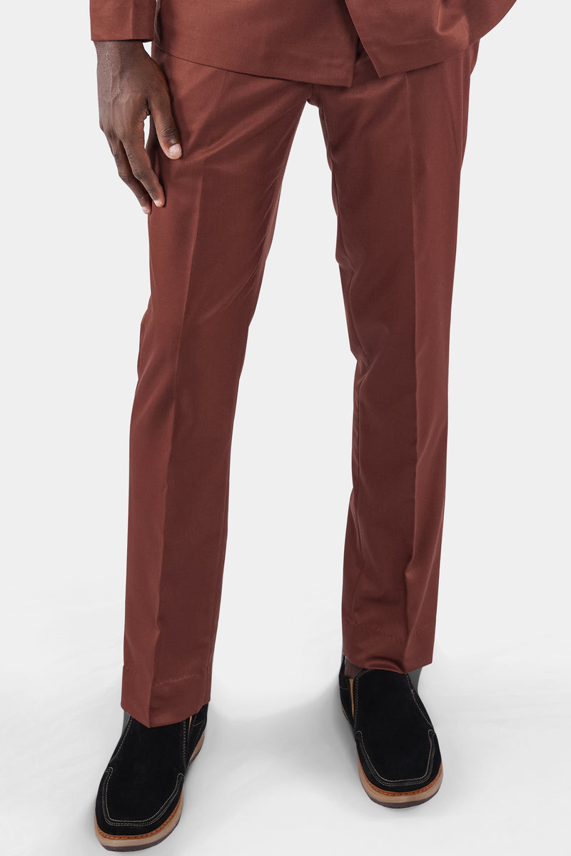 Ironstone Red Stretchable traveler Pant