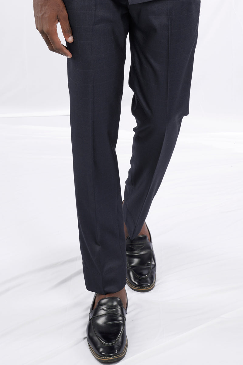 Thunder Blue Double Breasted Pant