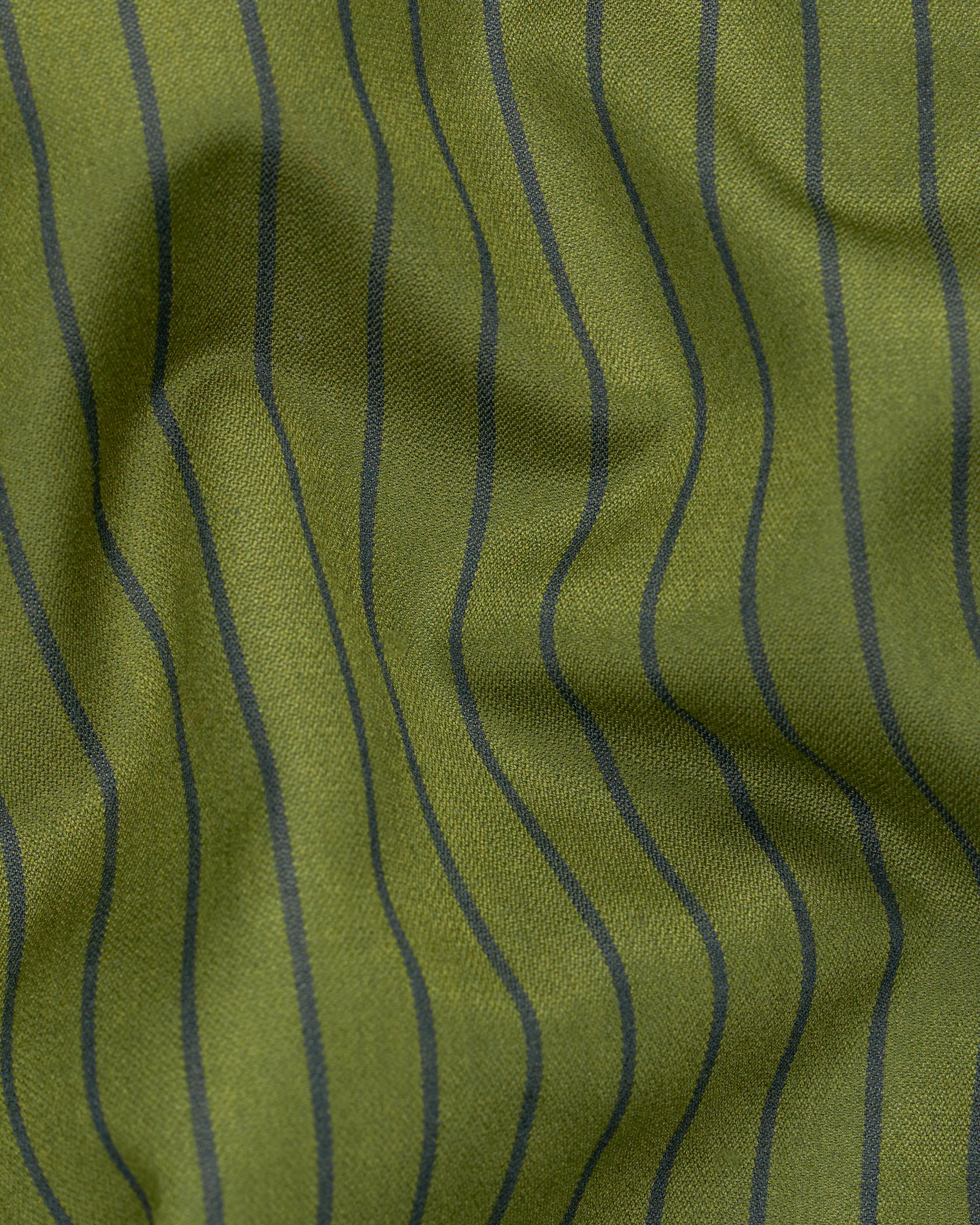 Hemlock Green Striped Pant T2705-28, T2705-30, T2705-32, T2705-34, T2705-36, T2705-38, T2705-40, T2705-42, T2705-44
