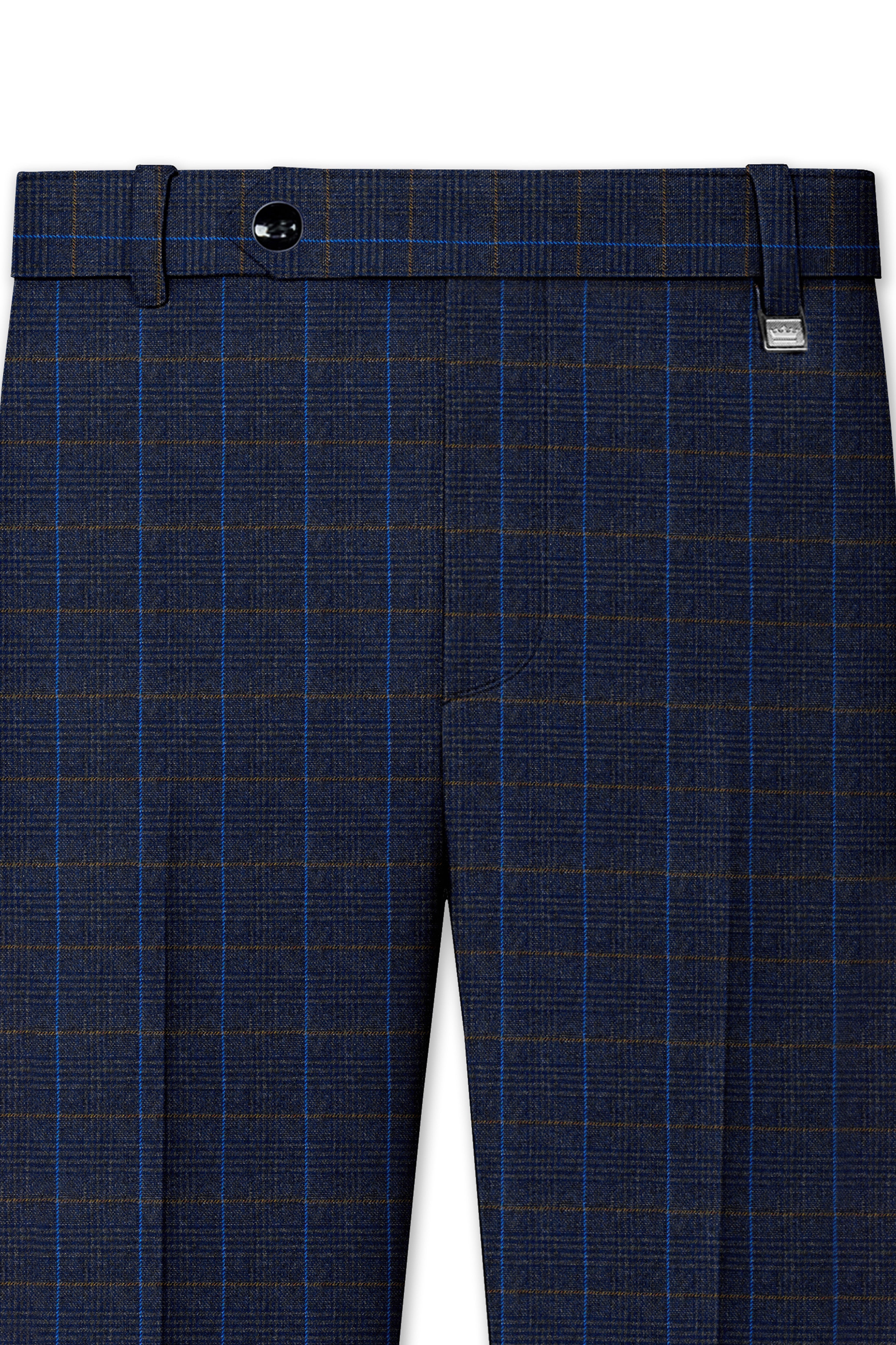 Iridium Violet Windowpane Pant