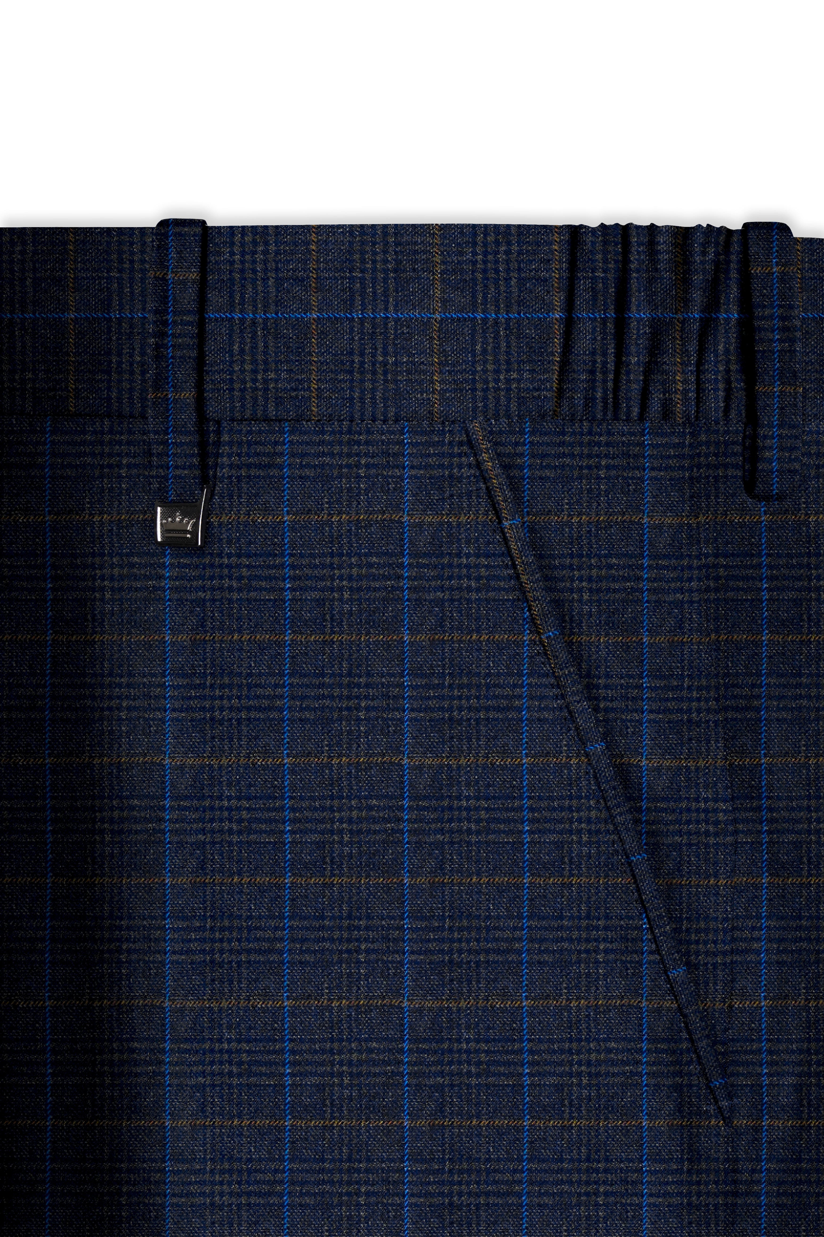 Iridium Violet Windowpane Pant