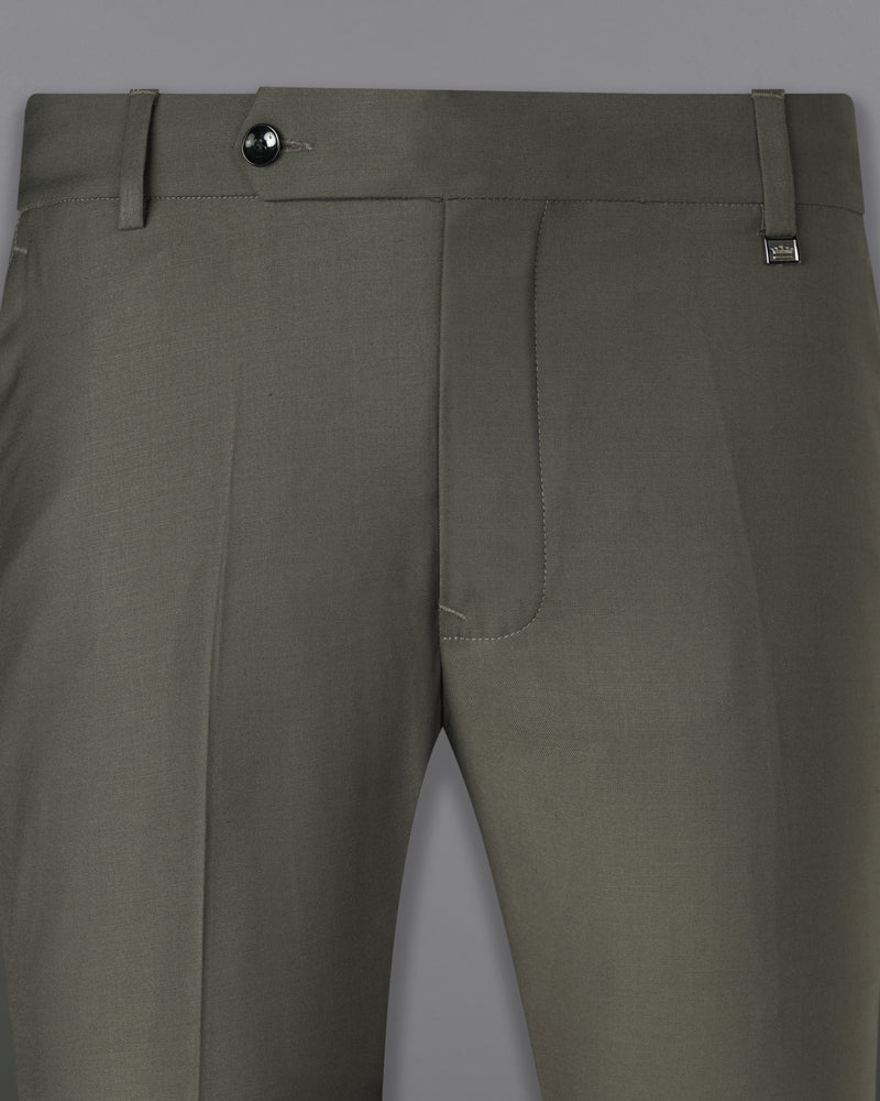 Kelp Gray Solid Pant