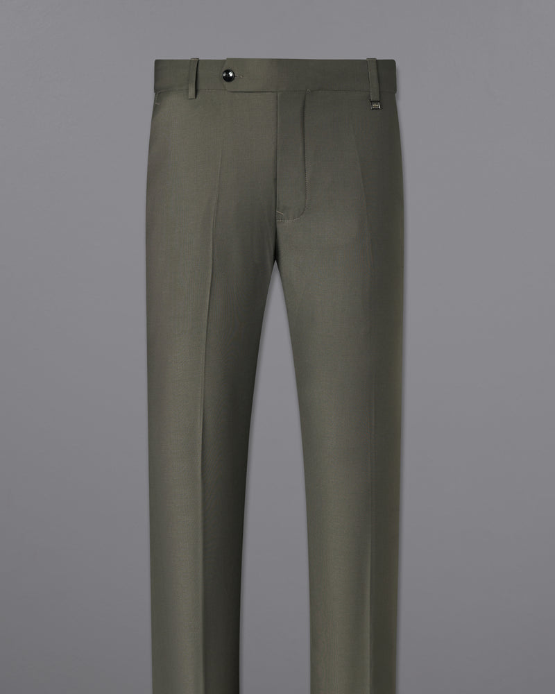 Kelp Gray Solid Pant