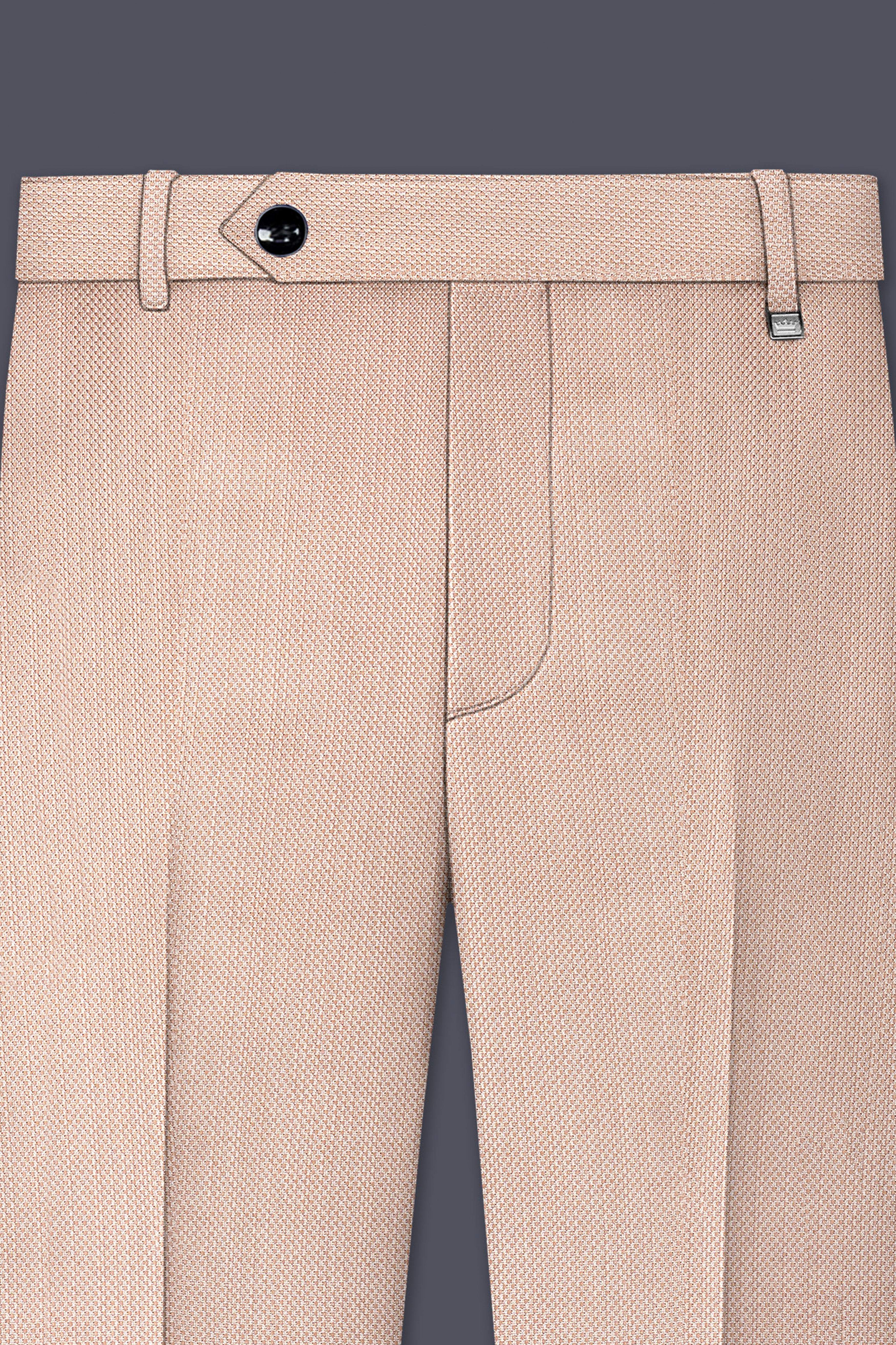 Thistle Brown Dobby Textured Pant