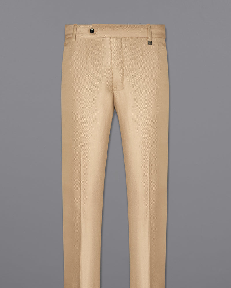 Thistle Brown Dobby Textured Pant