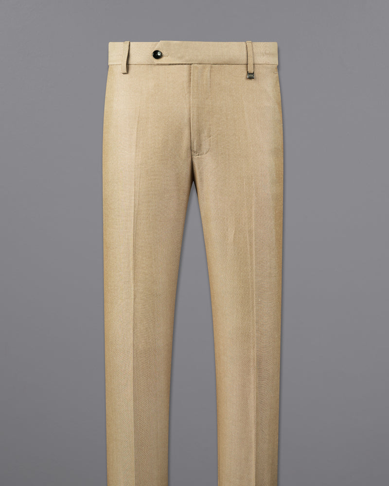 HEATHERED LIGHT BROWN PANT