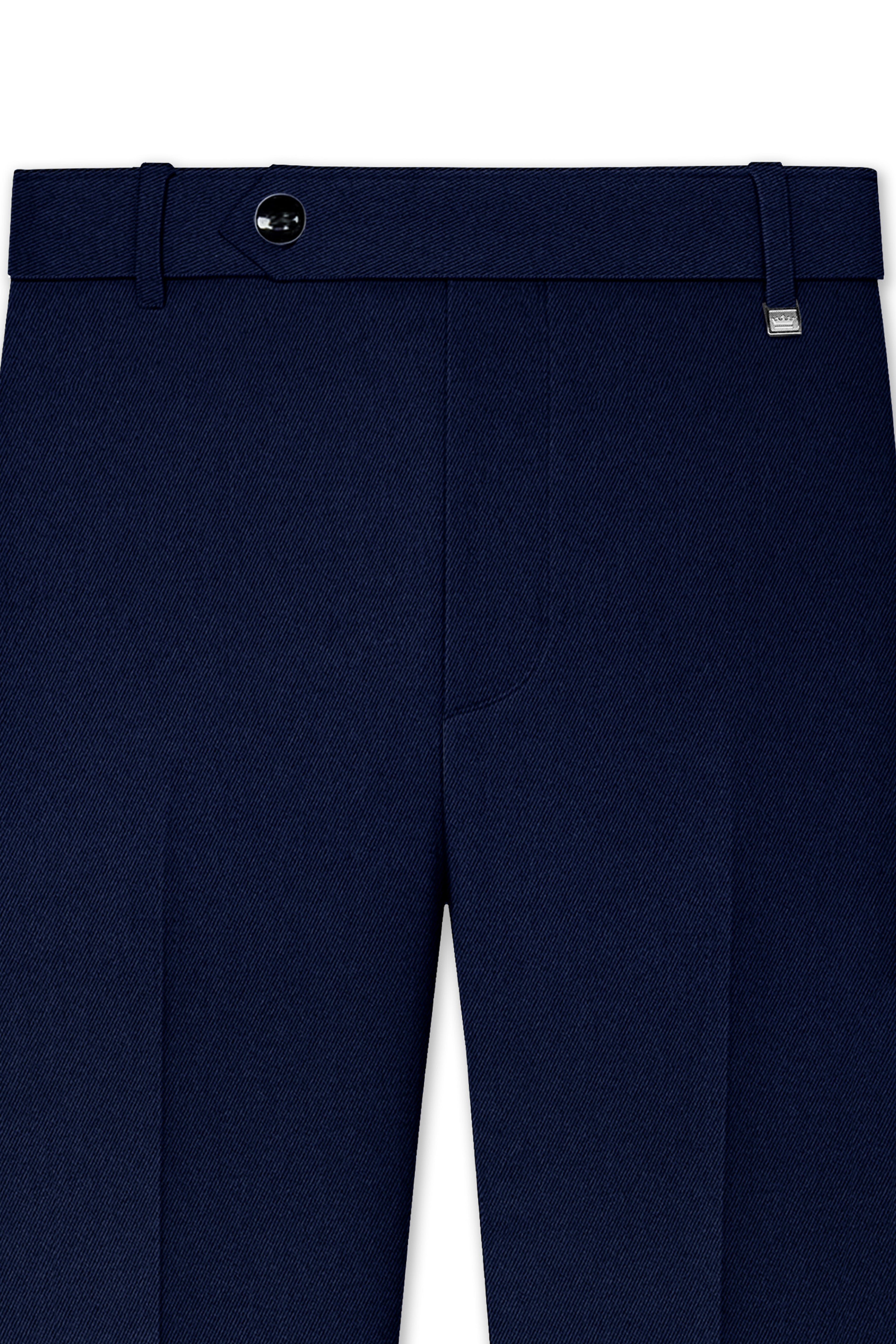 Mirage Blue Wool Rich  Pant