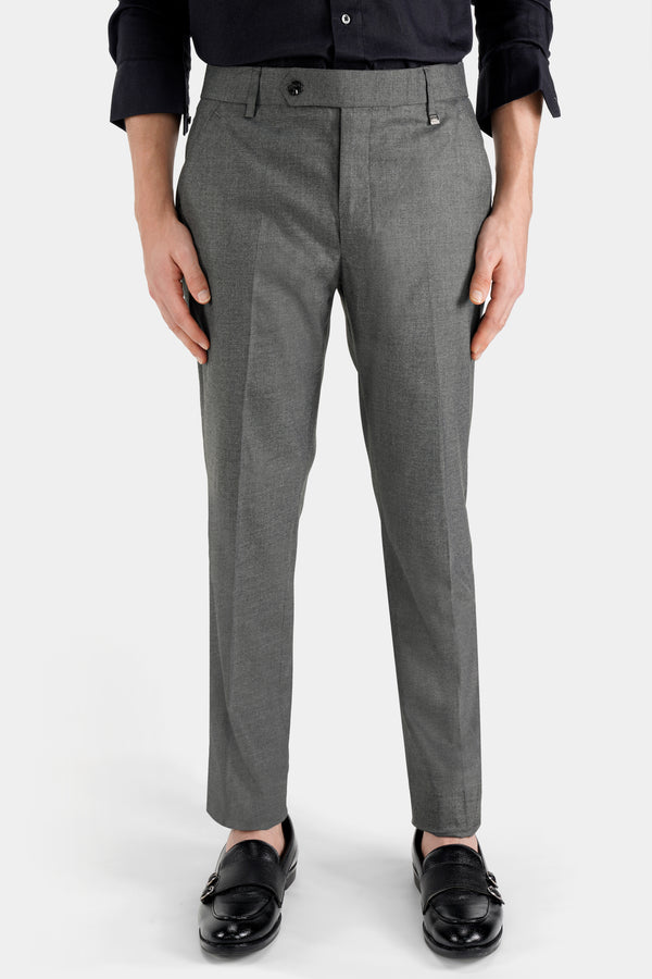 Fuscous Gray Wool Rich Pant
