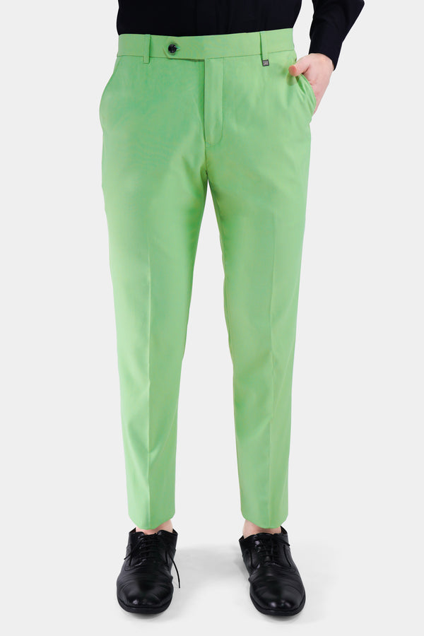 Pistachio Green Wool Rich Pant T2752-28, T2752-30, T2752-32, T2752-34, T2752-36, T2752-38, T2752-40, T2752-42, T2752-44