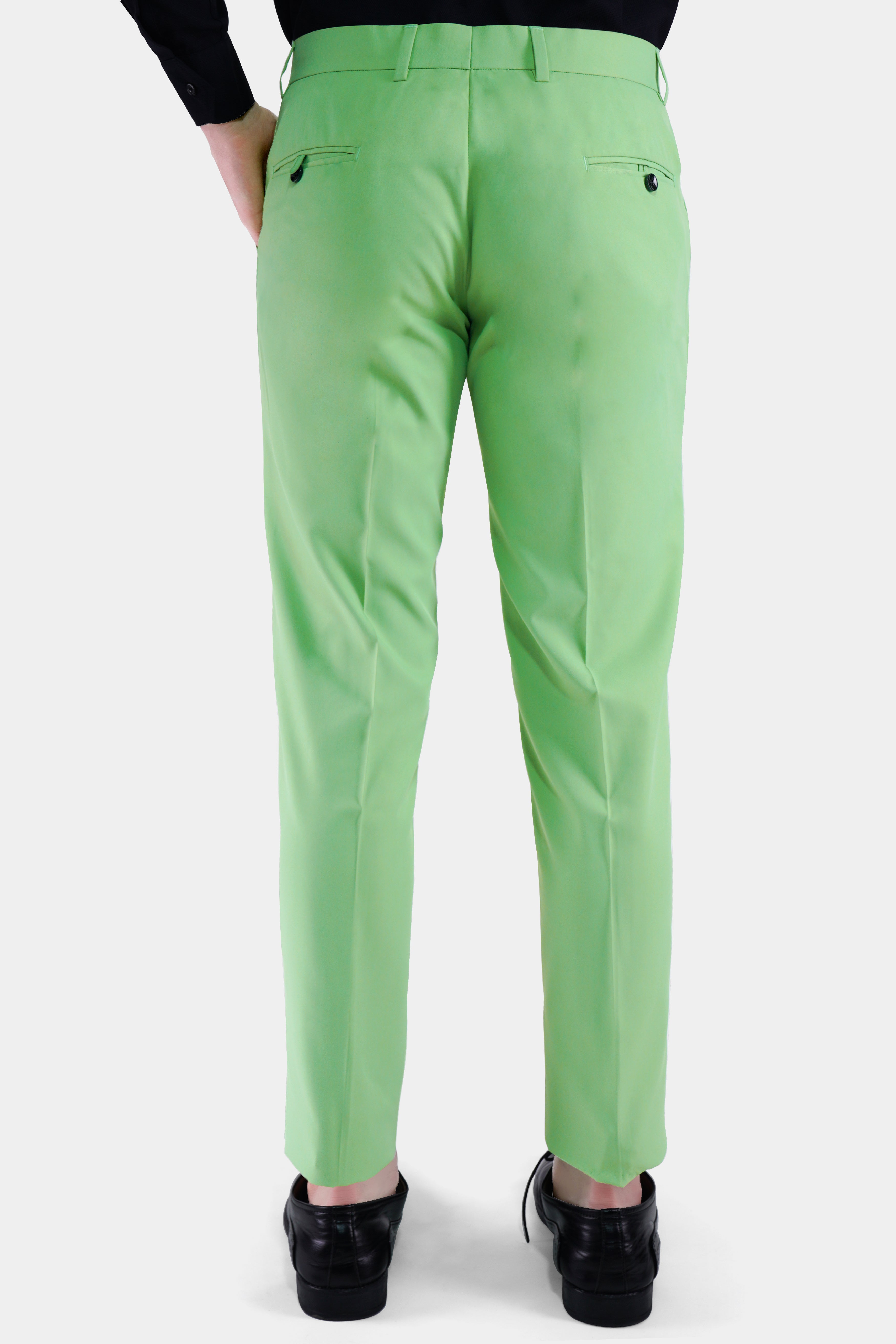 Pistachio Green Wool Rich Pant T2752-28, T2752-30, T2752-32, T2752-34, T2752-36, T2752-38, T2752-40, T2752-42, T2752-44