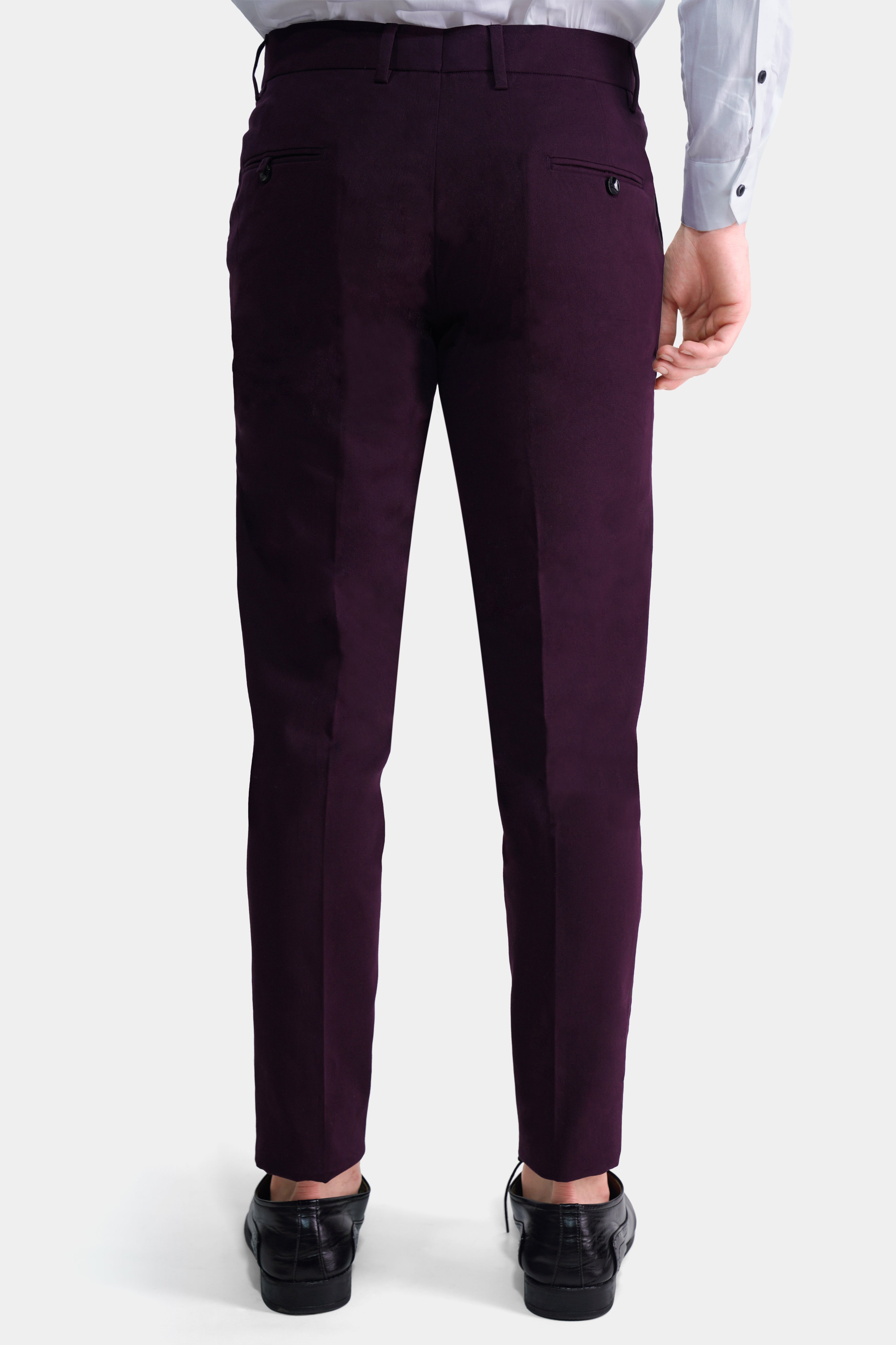 Eclipse Maroon Premium Cotton Pant T2757-28, T2757-30, T2757-32, T2757-34, T2757-36, T2757-38, T2757-40, T2757-42, T2757-44