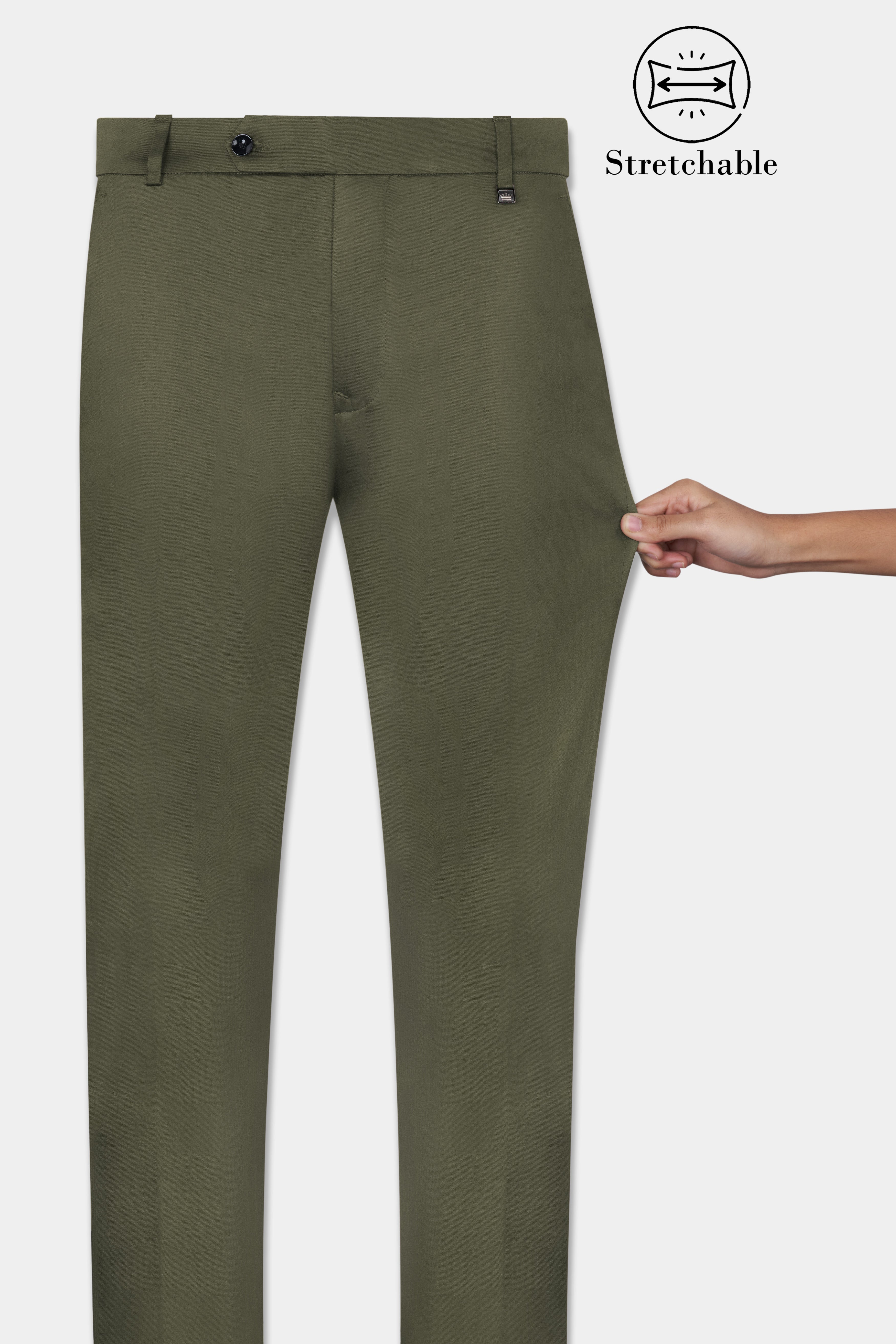 Hemlock Green Premium Cotton Stretchable Traveler Pant T2783-28, T2783-30, T2783-32, T2783-34, T2783-36, T2783-38, T2783-40, T2783-42, T2783-44