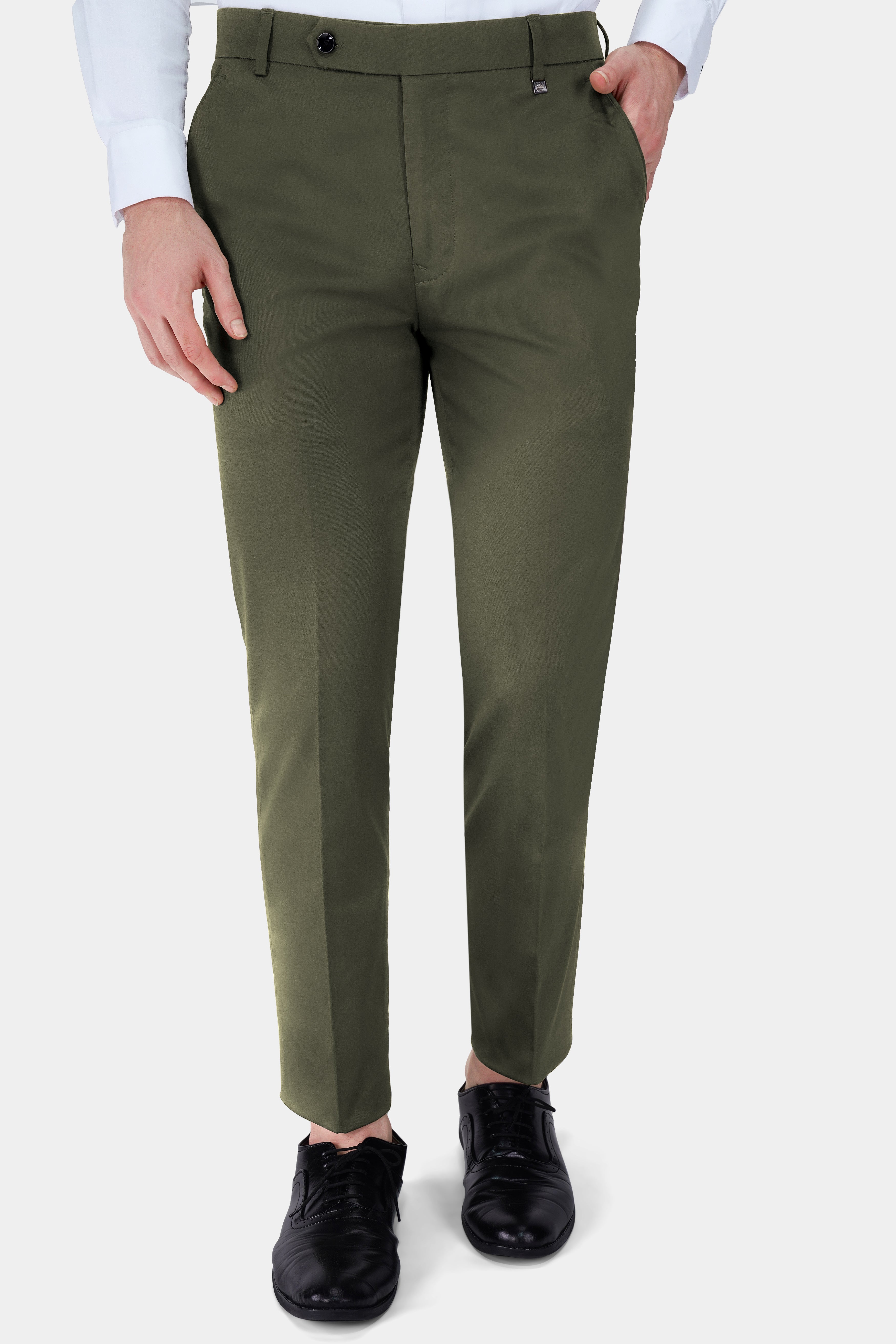 Hemlock Green Premium Cotton Stretchable Traveler Pant T2783-28, T2783-30, T2783-32, T2783-34, T2783-36, T2783-38, T2783-40, T2783-42, T2783-44