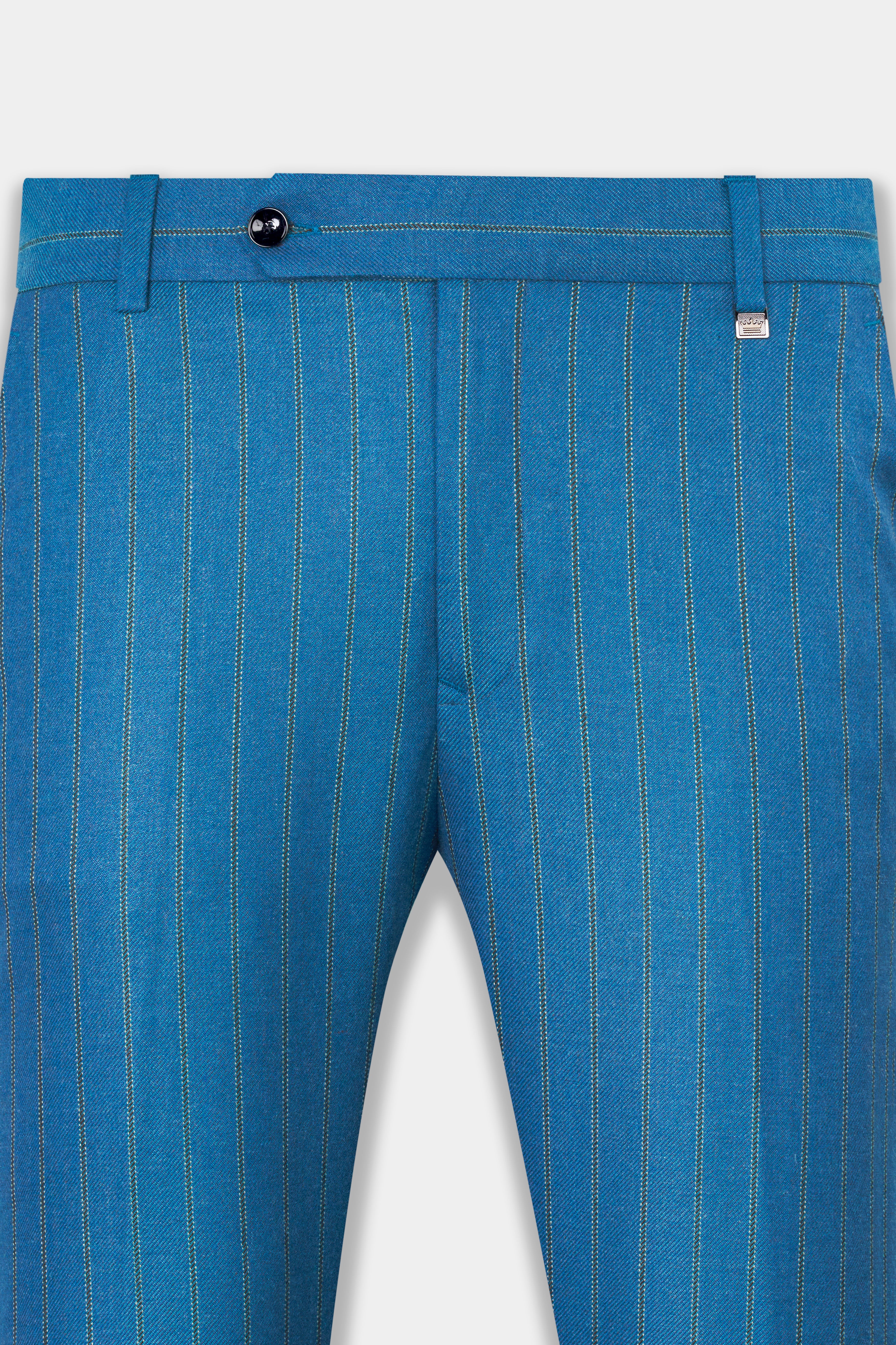 Glacial Blue Striped Tweed Pant T2800-28, T2800-30, T2800-32, T2800-34, T2800-36, T2800-38, T2800-40, T2800-42, T2800-44