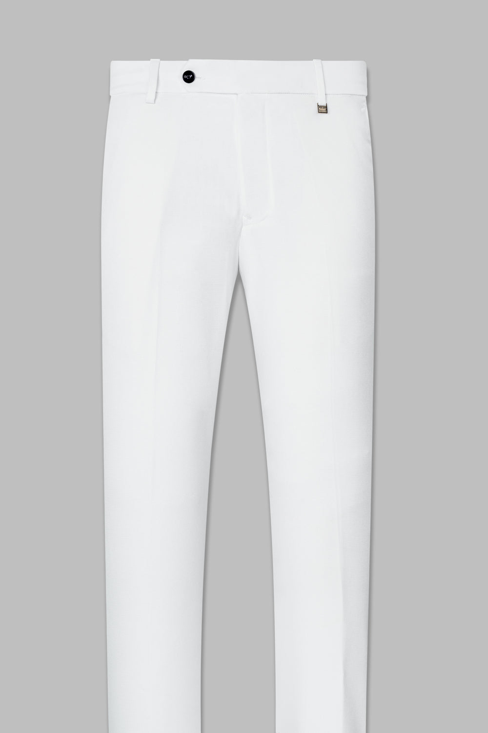 BRIGHT WHITE WOOL RICH PANT