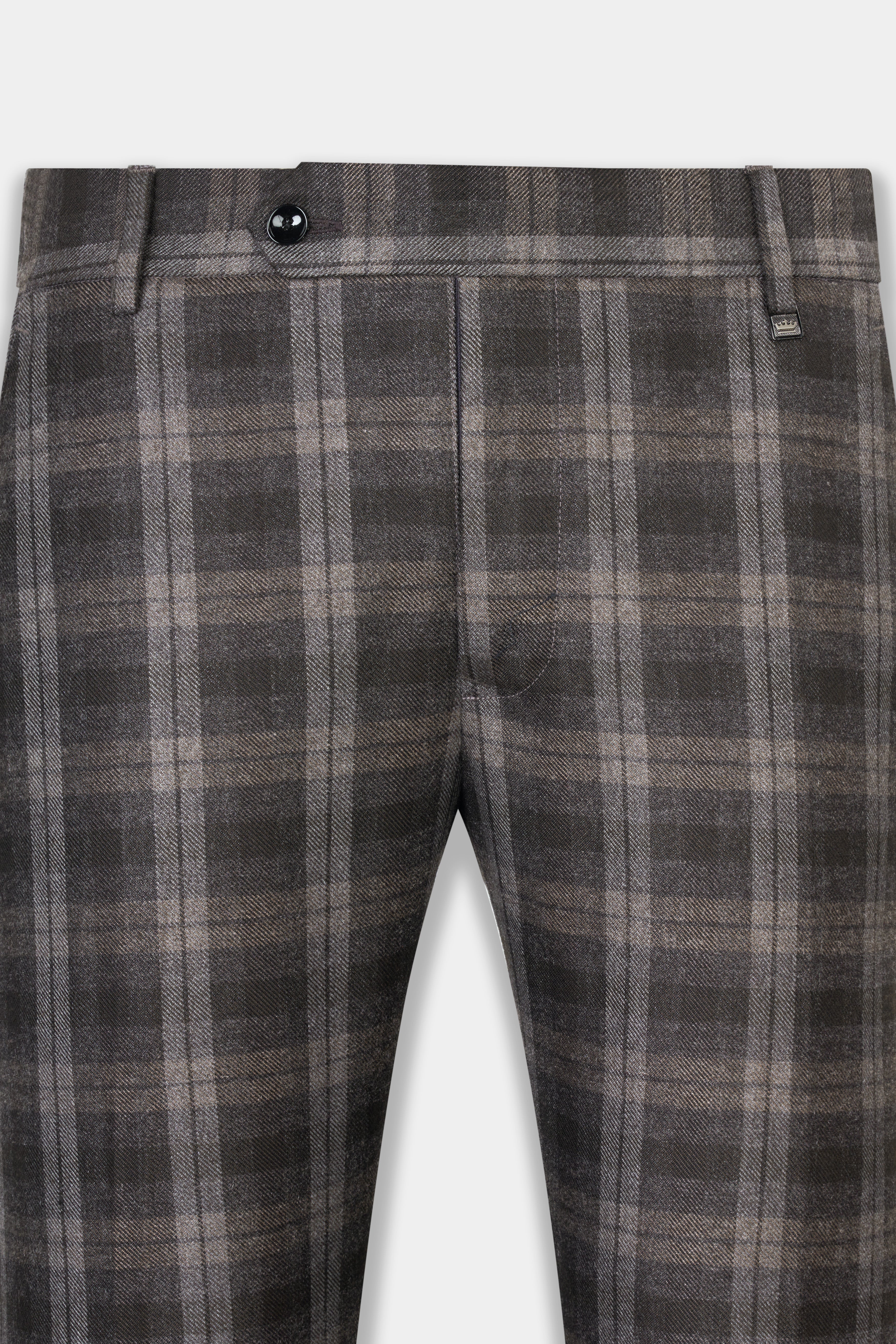 Dorado Brown Plaid Tweed Pant T2842-28, T2842-30, T2842-32, T2842-34, T2842-36, T2842-38, T2842-40, T2842-42, T2842-44