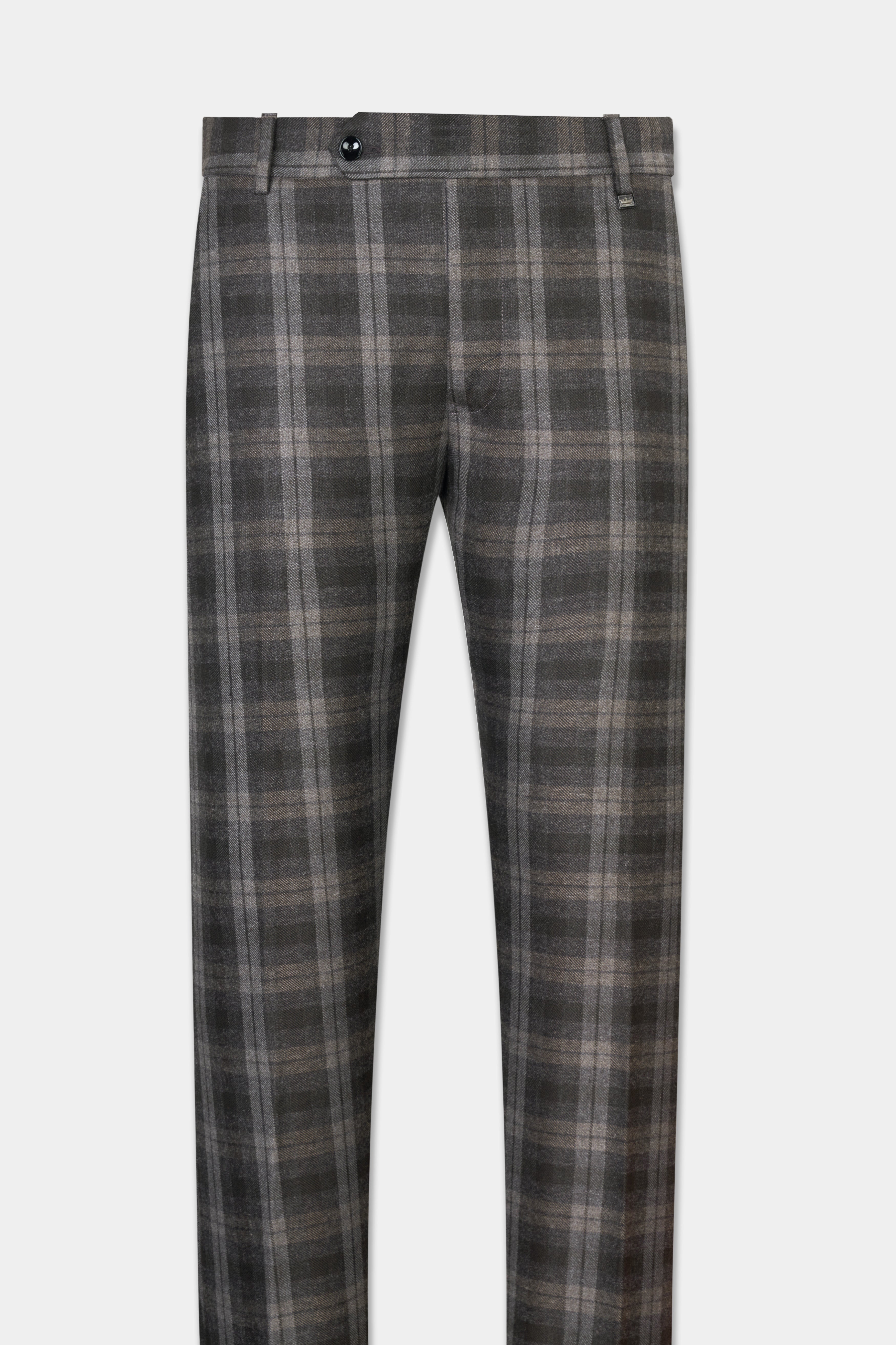 Dorado Brown Plaid Tweed Pant T2842-28, T2842-30, T2842-32, T2842-34, T2842-36, T2842-38, T2842-40, T2842-42, T2842-44