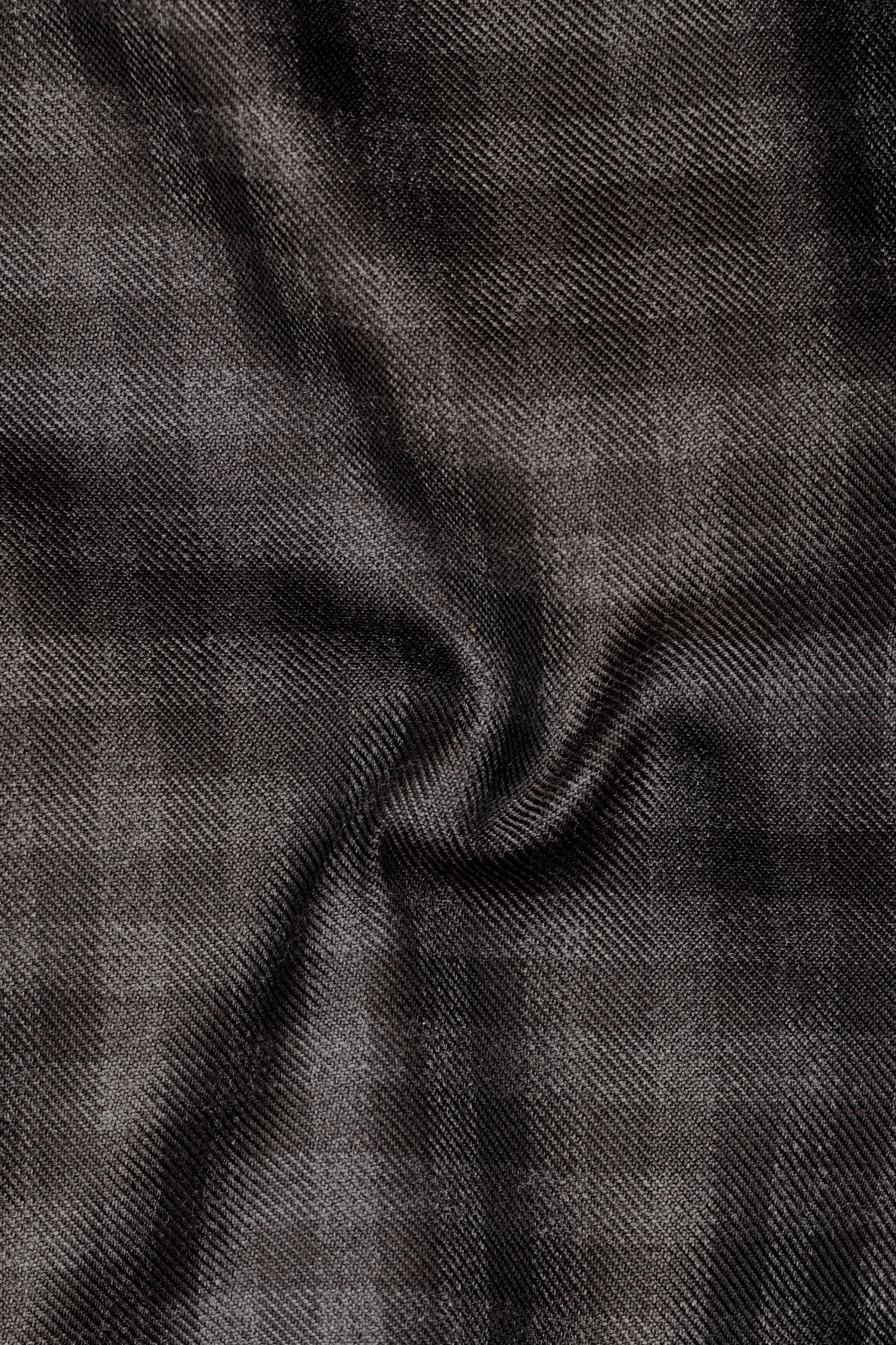 Jade Black and Storm Brown Checkered Wool Rich Pant