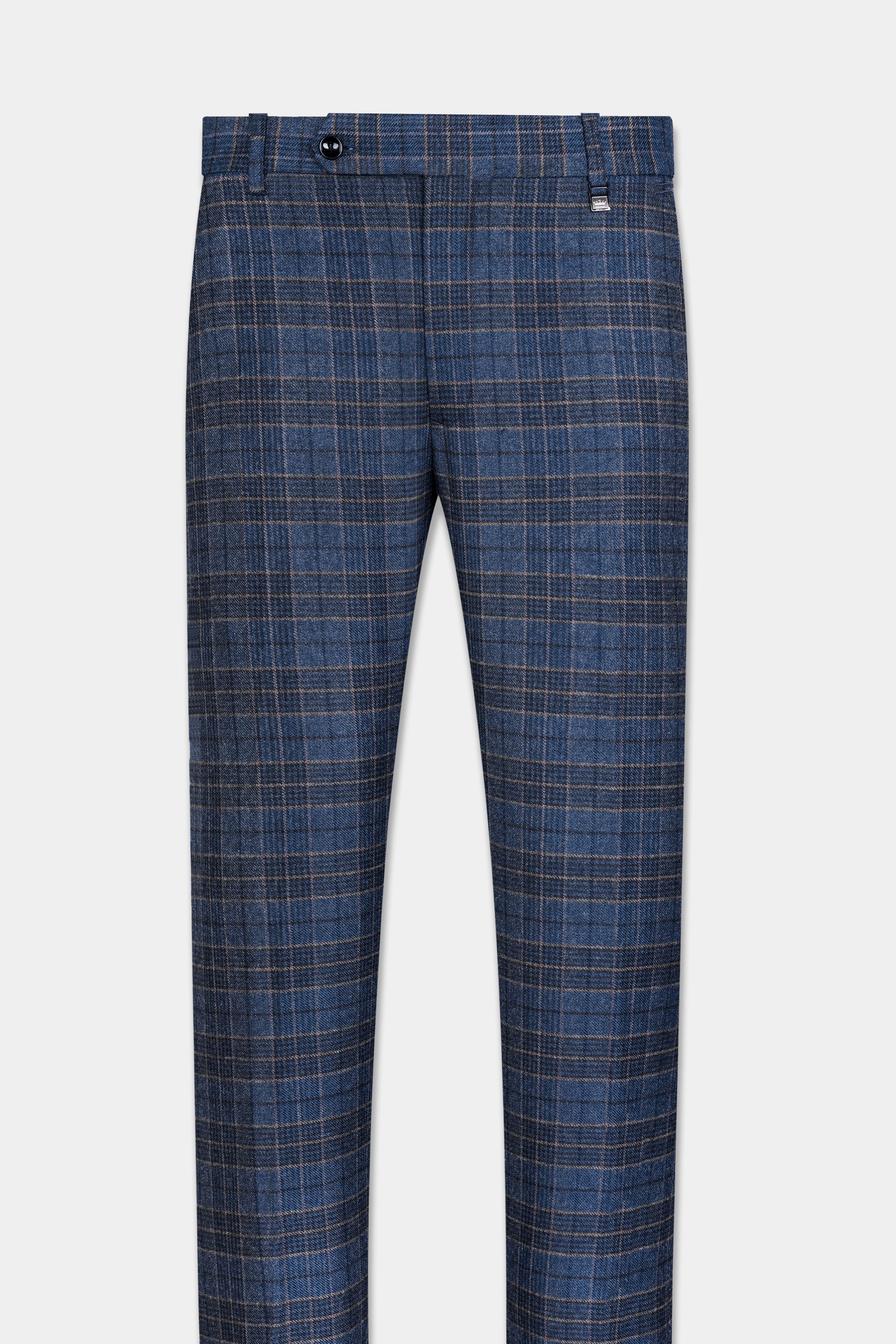 Bayoux Blue and Ironside Gray Plaid Tweed Pant T2908-SW-28, T2908-SW-30, T2908-SW-32, T2908-SW-34, T2908-SW-36, T2908-SW-38, T2908-SW-40, T2908-SW-42, T2908-SW-44