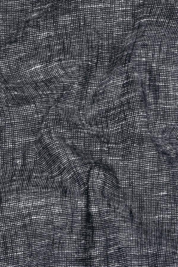 Arsenic Gray Luxurious Linen Pant