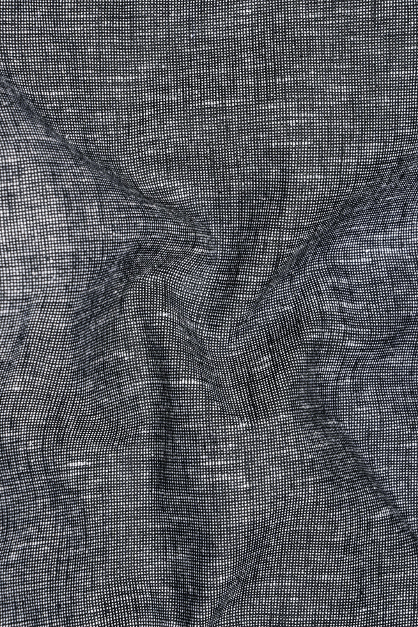 Dim Gray Luxurious Linen Pant